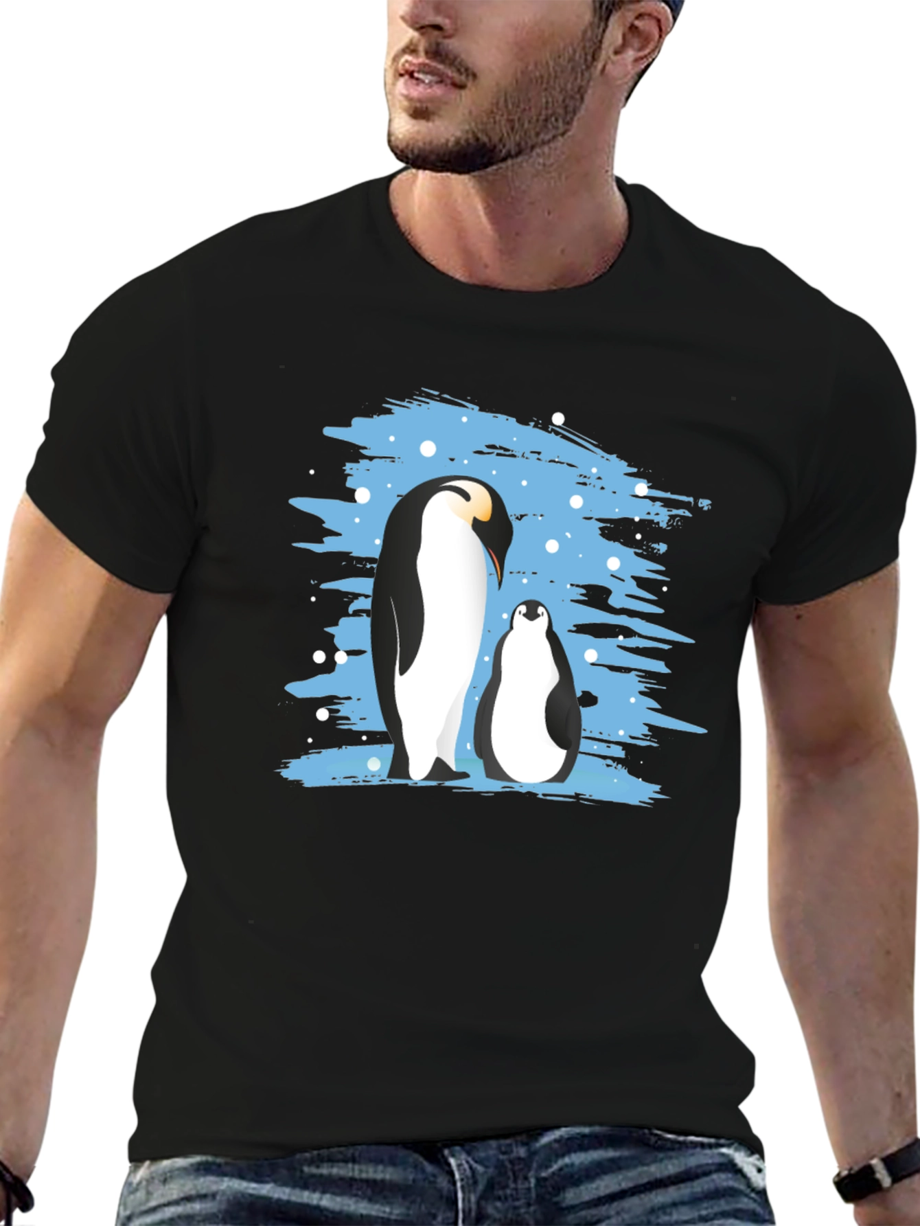 Penguin Family Graphic Tee - Unisex