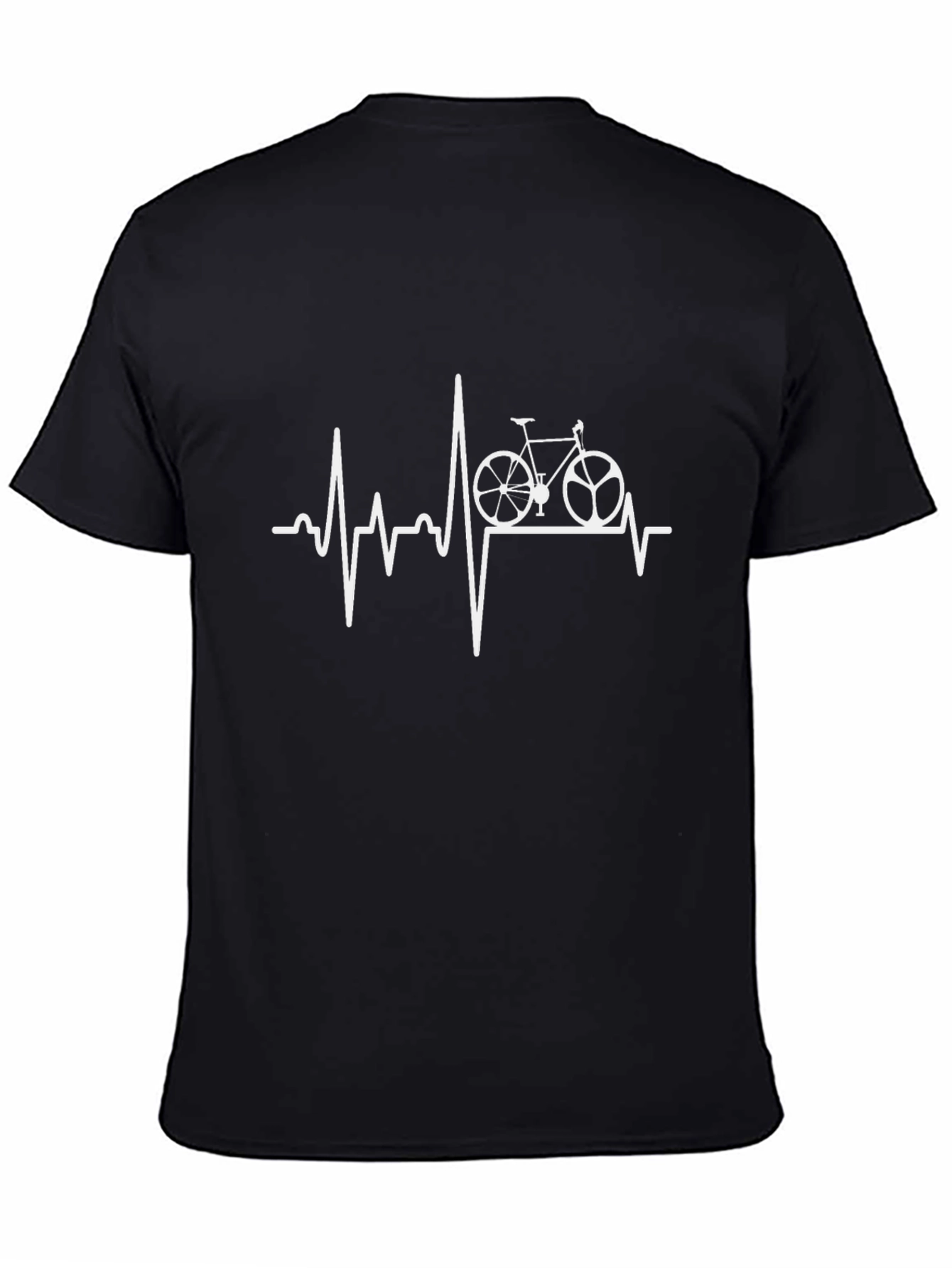 Bike Heartbeat T-Shirt - Cyclist Love