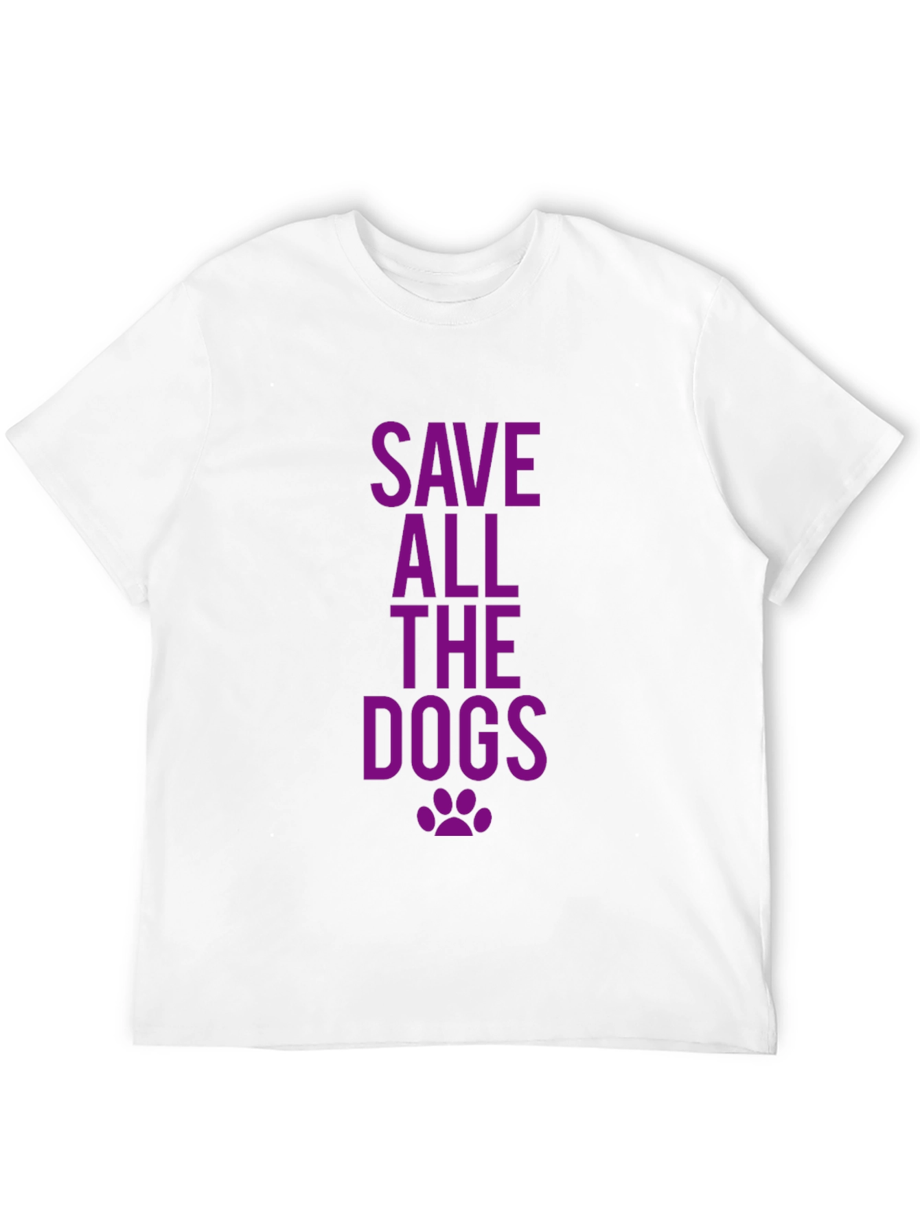Save All The Dogs Black T-Shirt