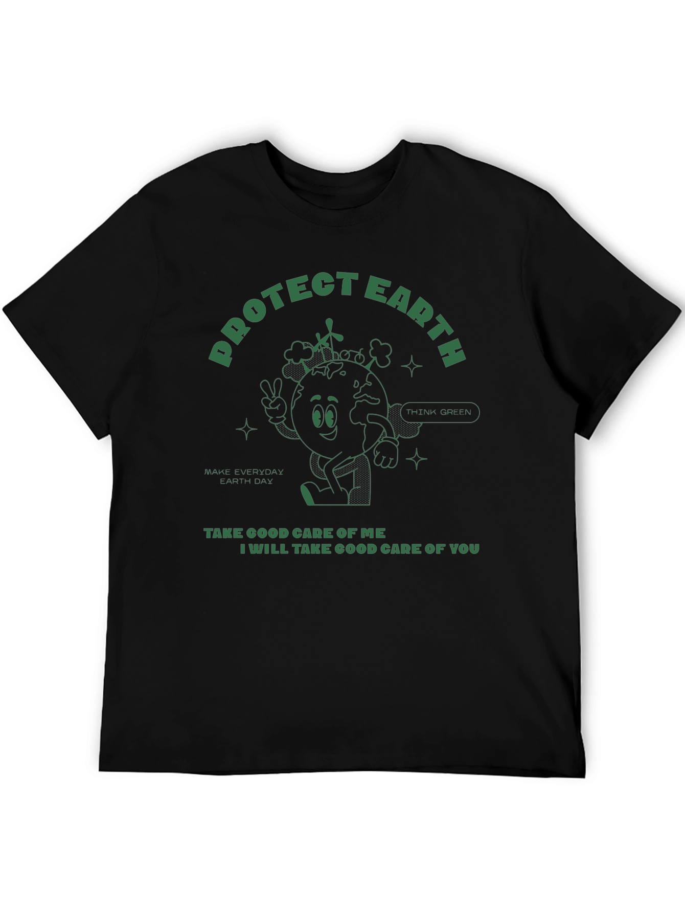 Eco-Friendly Earth Day Graphic Tee