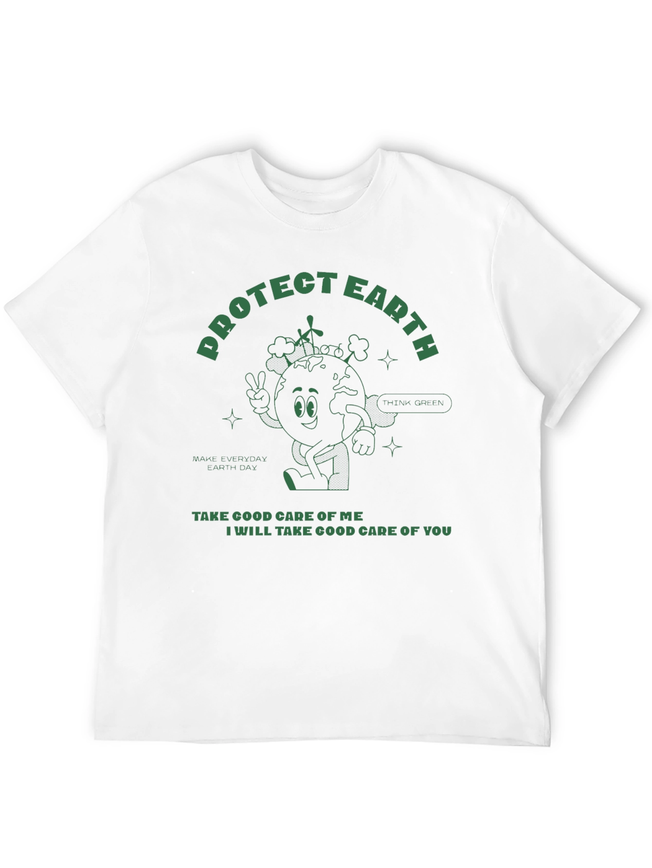 Eco-Friendly Earth Day Graphic Tee