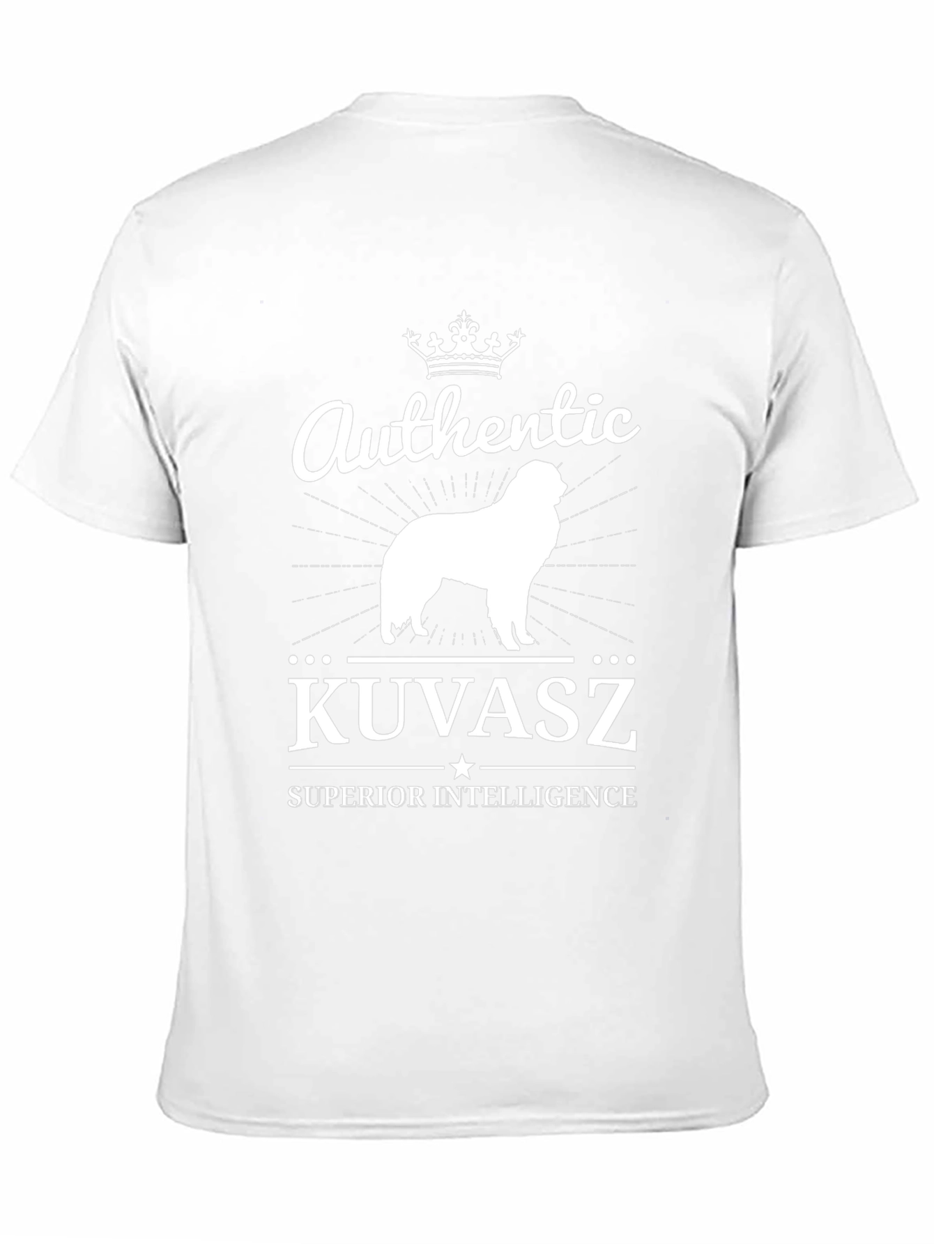 Authentic Kuvasz Dog Graphic T-Shirt - Superior Intelligence
