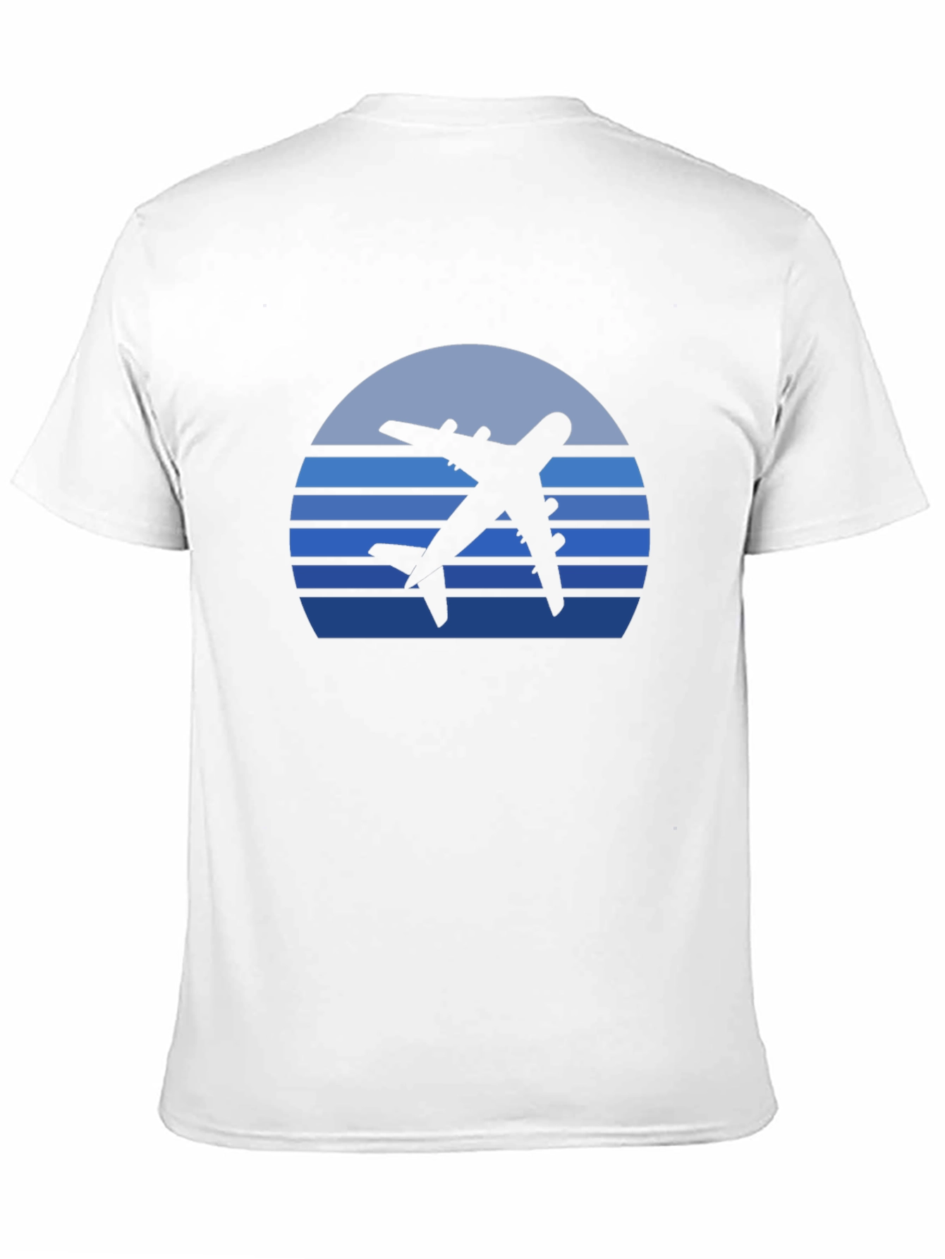 Retro Airplane Sunset Graphic Tee