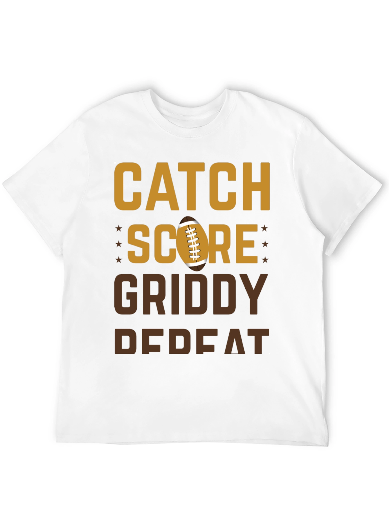 Catch Score Football Graphic T-Shirt