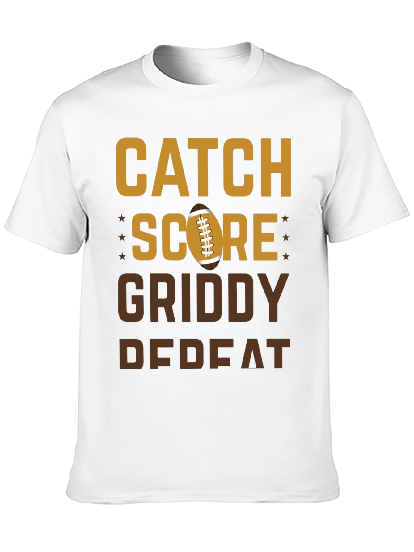 Catch Score Football Graphic T-Shirt