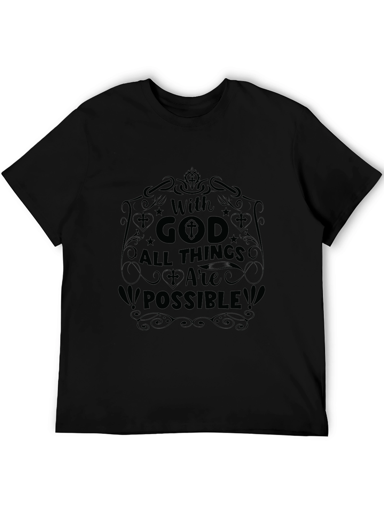 With God All Things are Possible Graphic Tee