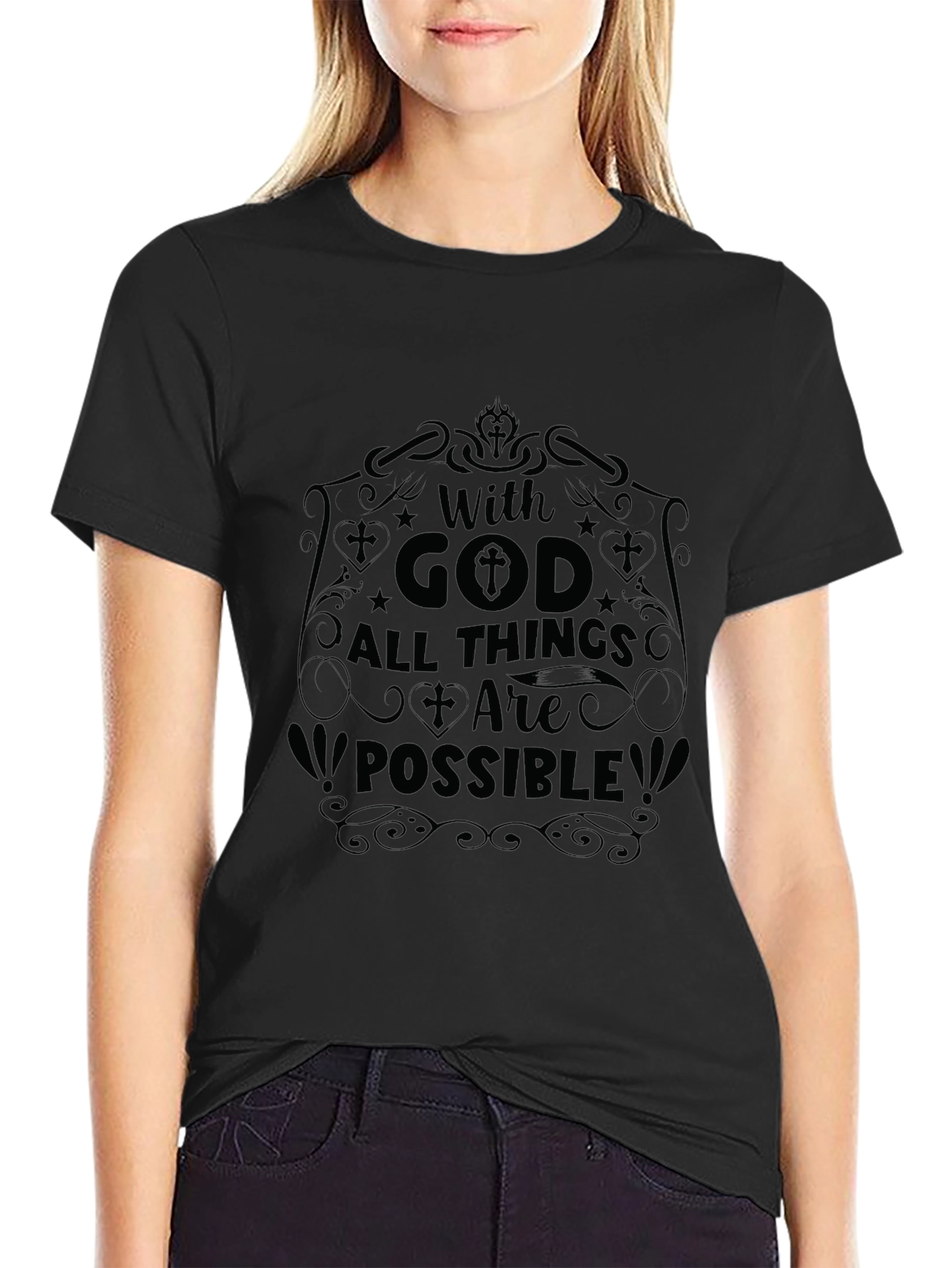 With God All Things are Possible Graphic Tee