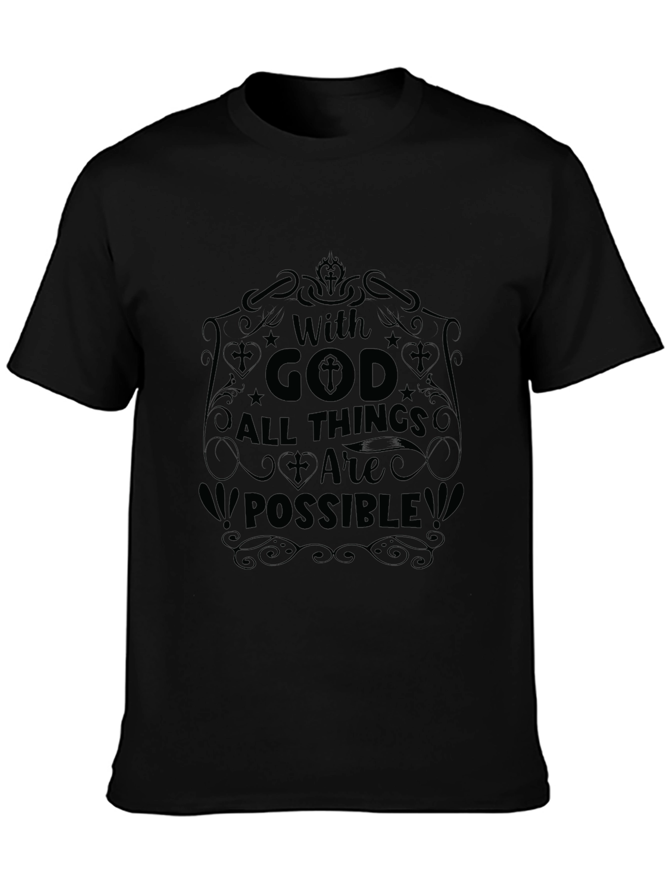 With God All Things are Possible Graphic Tee