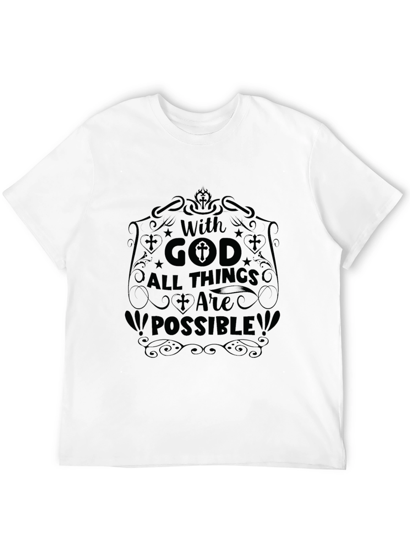 With God All Things are Possible Graphic Tee
