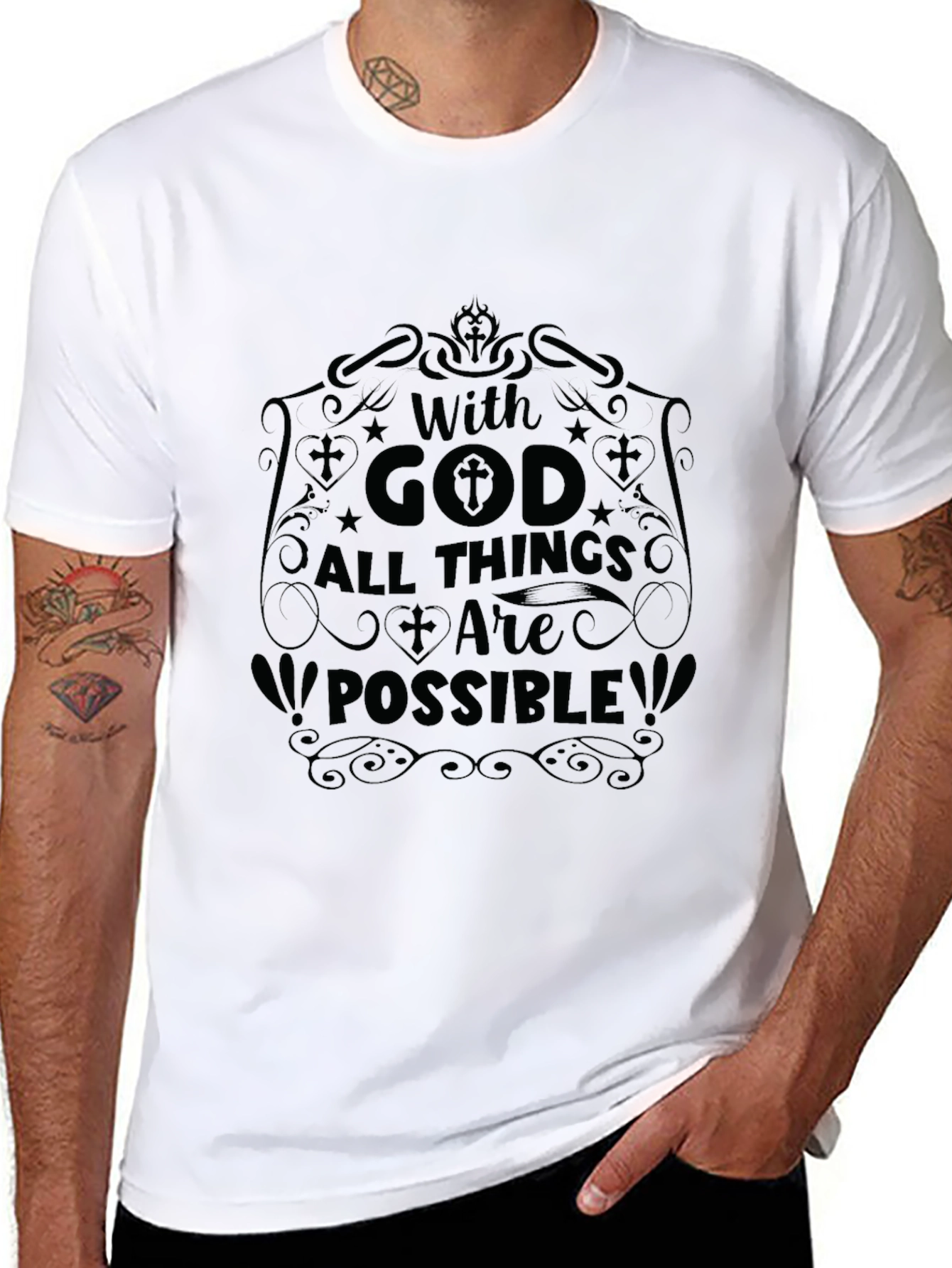 With God All Things are Possible Graphic Tee