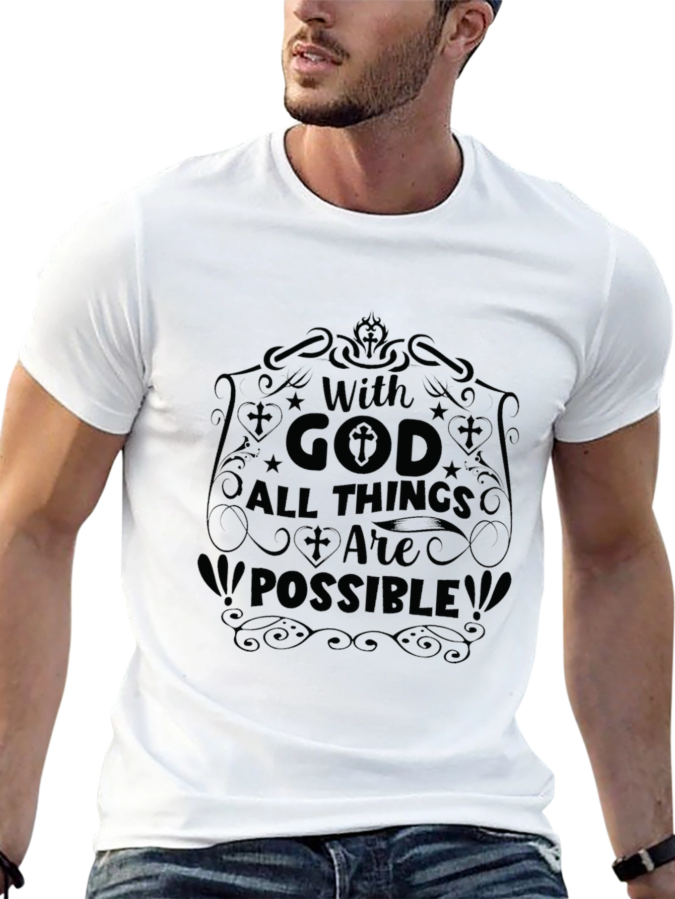 With God All Things are Possible Graphic Tee
