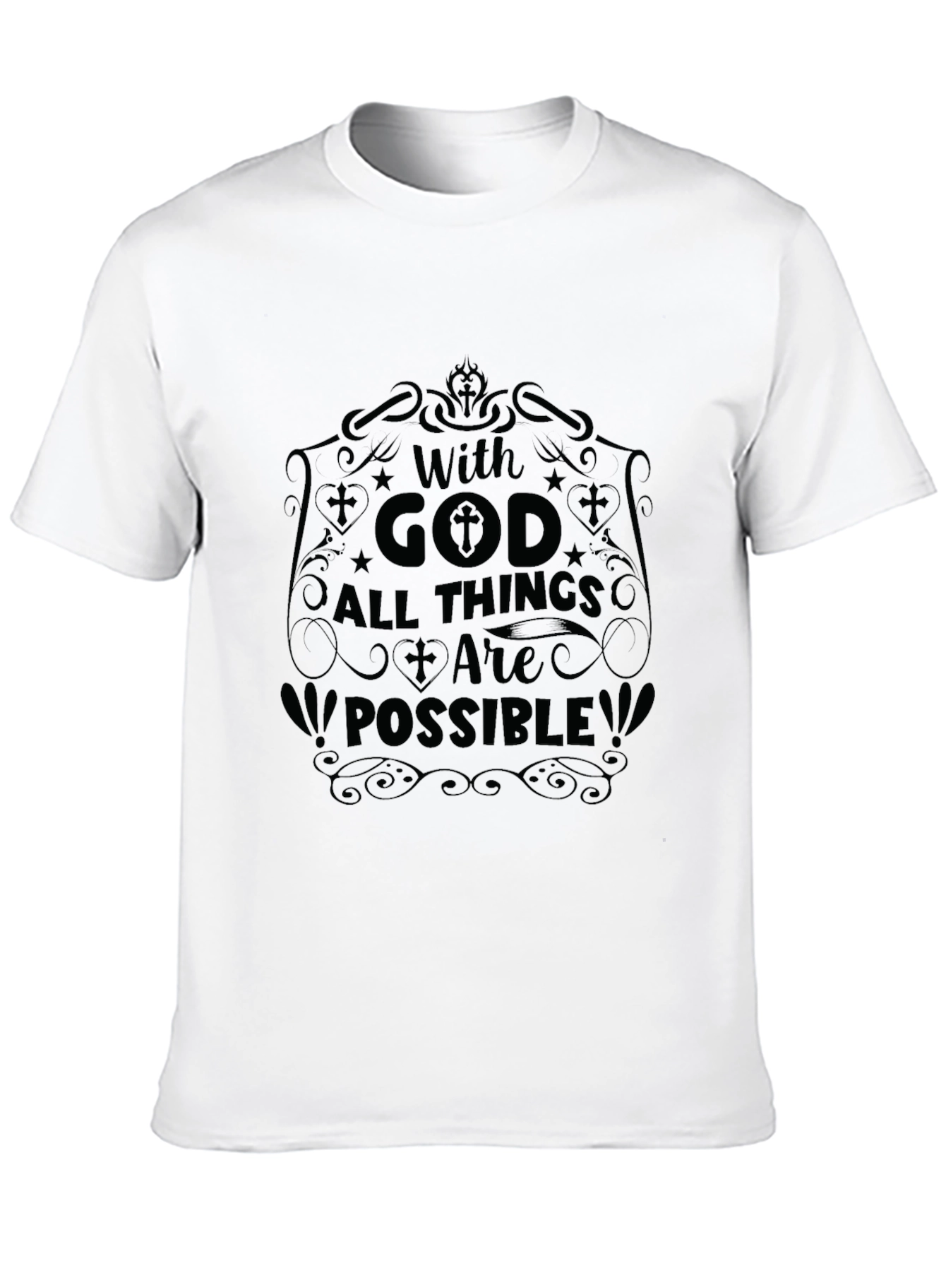 With God All Things are Possible Graphic Tee
