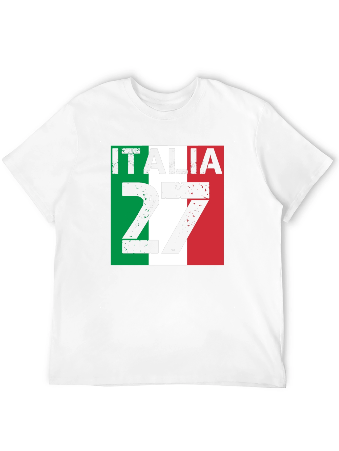 Italia 27 Black T-Shirt Italian Pride