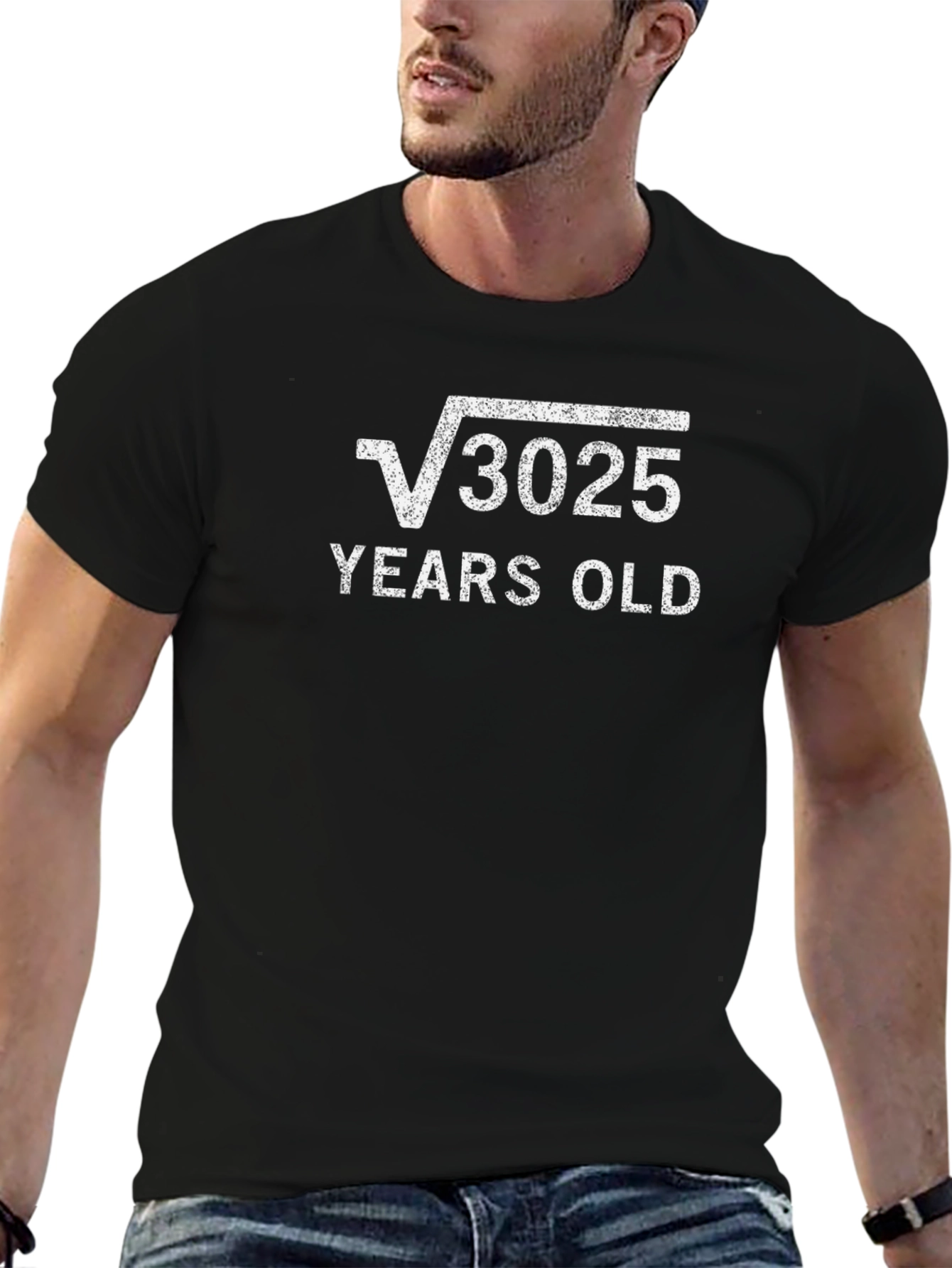 Funny 55th Birthday T-Shirt - Square Root of 3025
