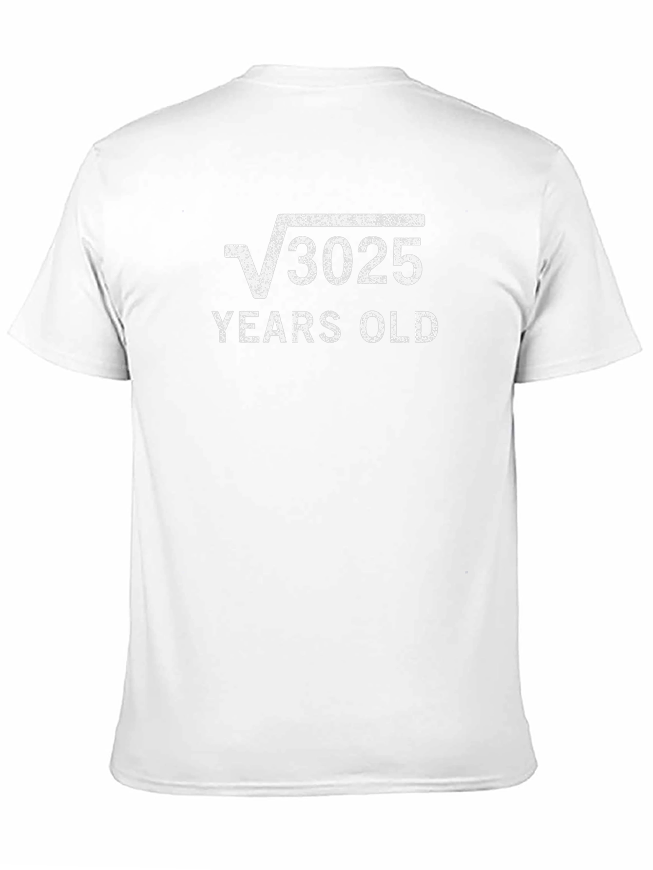 Funny 55th Birthday T-Shirt - Square Root of 3025