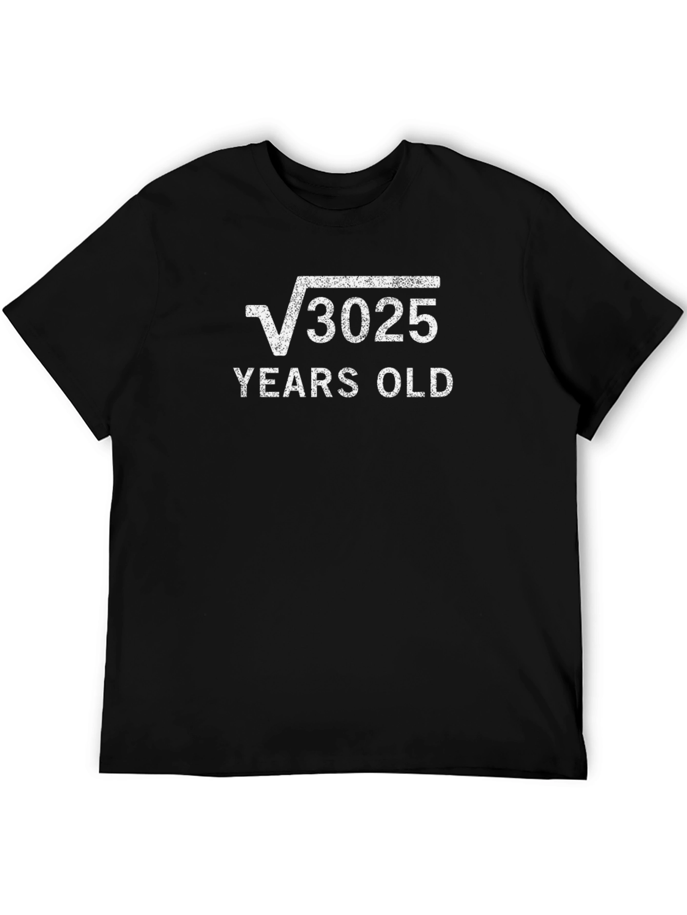Funny 55th Birthday T-Shirt - Square Root of 3025