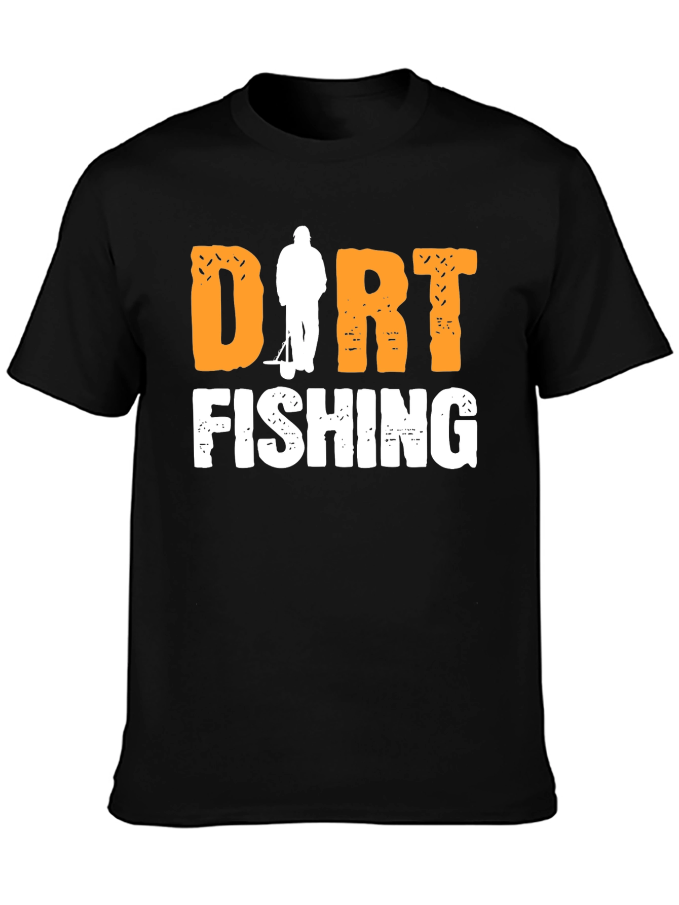 Dirt Fishing Graphic Tee - Metal Detecting Hobby Shirt