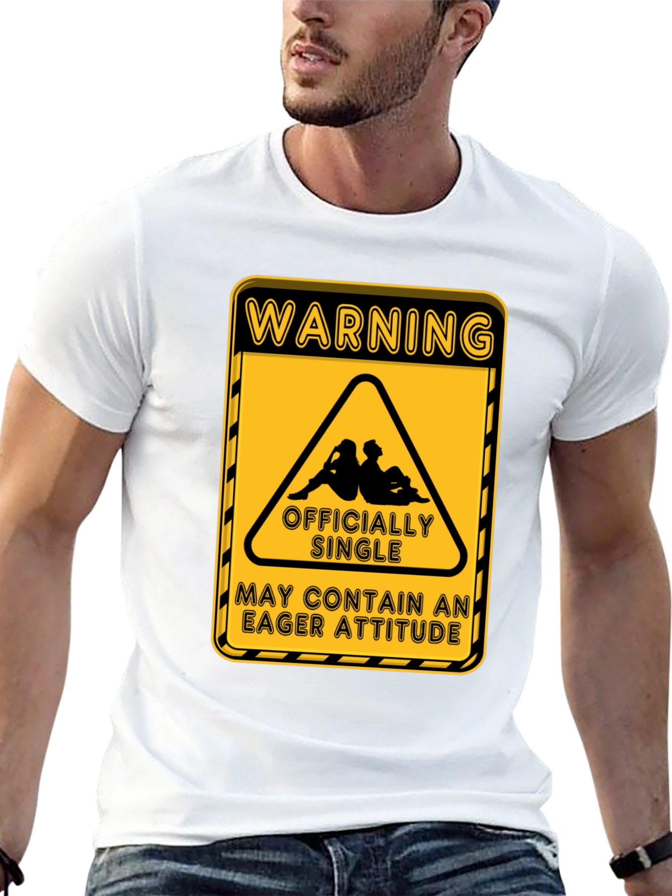 Warning Officially Single T-Shirt