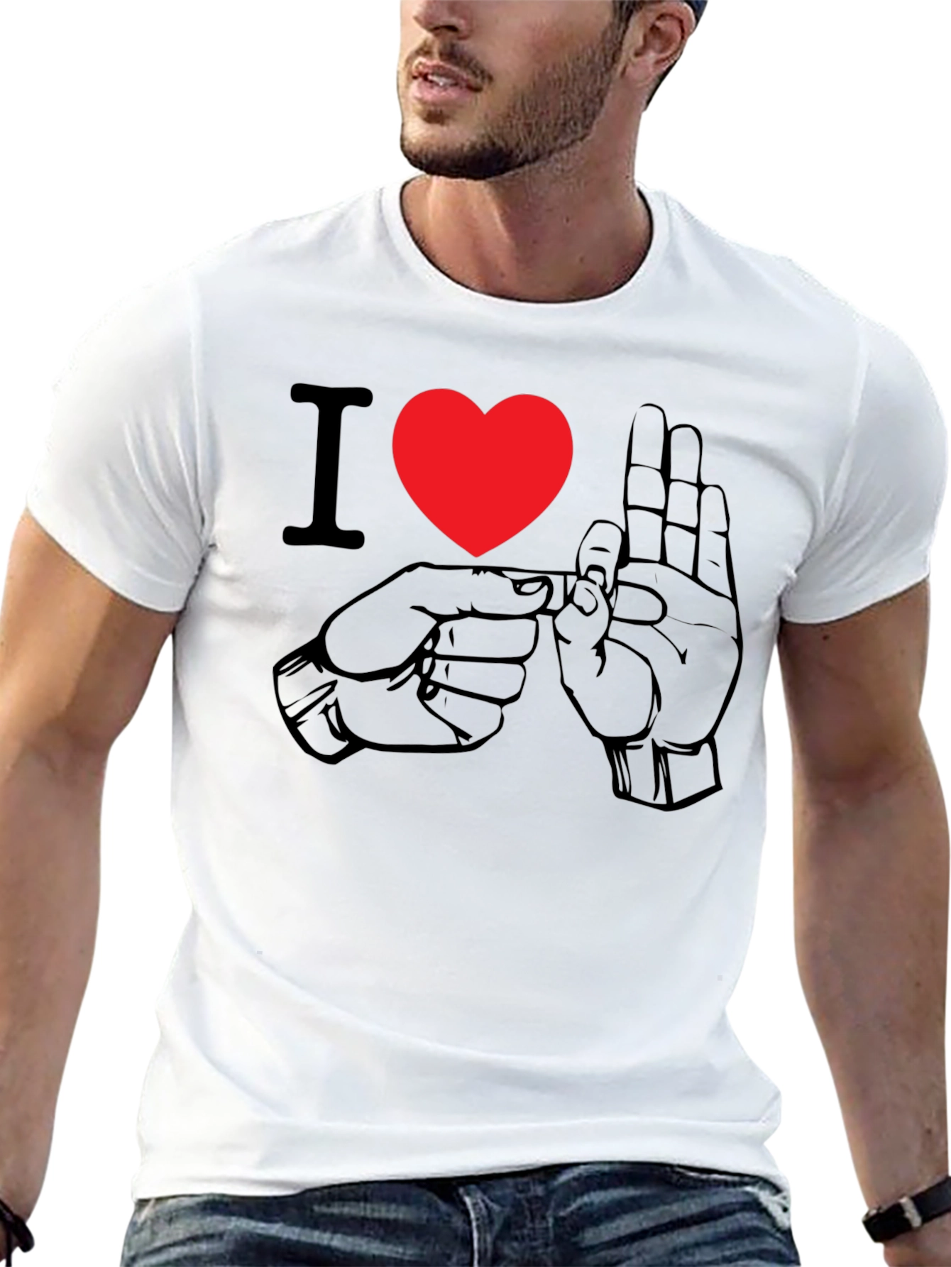 I Love Sign Language Funny T-Shirt