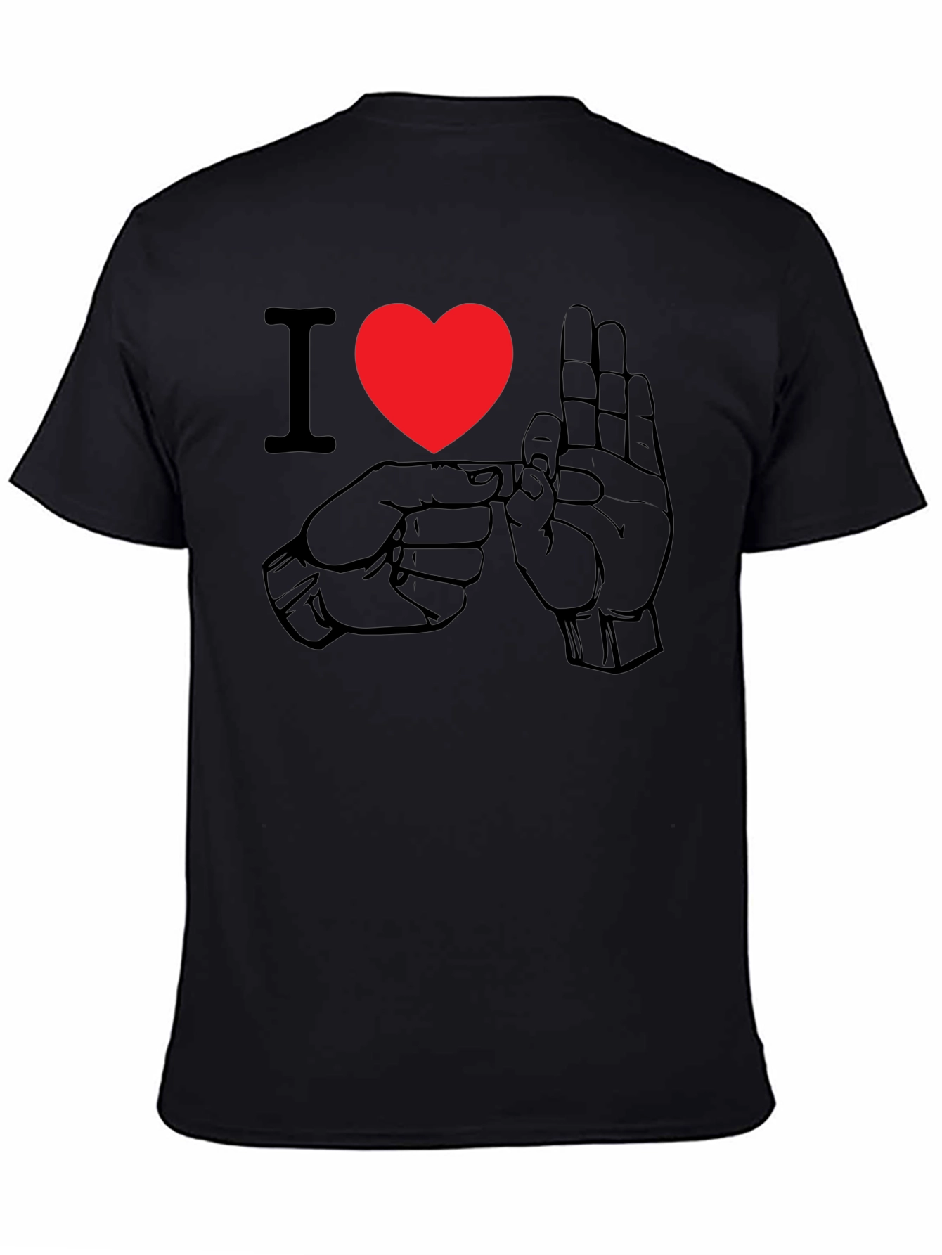 I Love Sign Language Funny T-Shirt