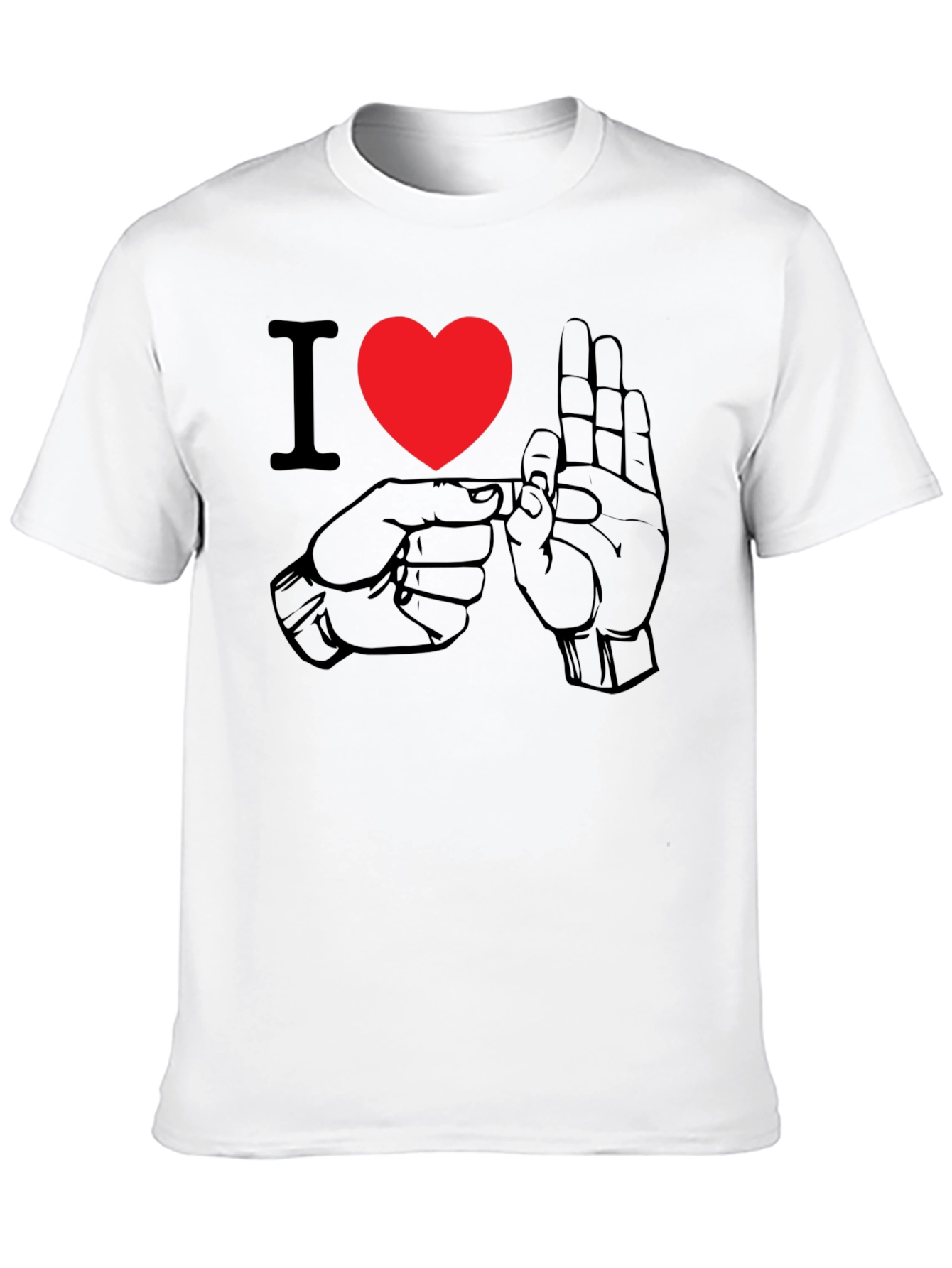 I Love Sign Language Funny T-Shirt