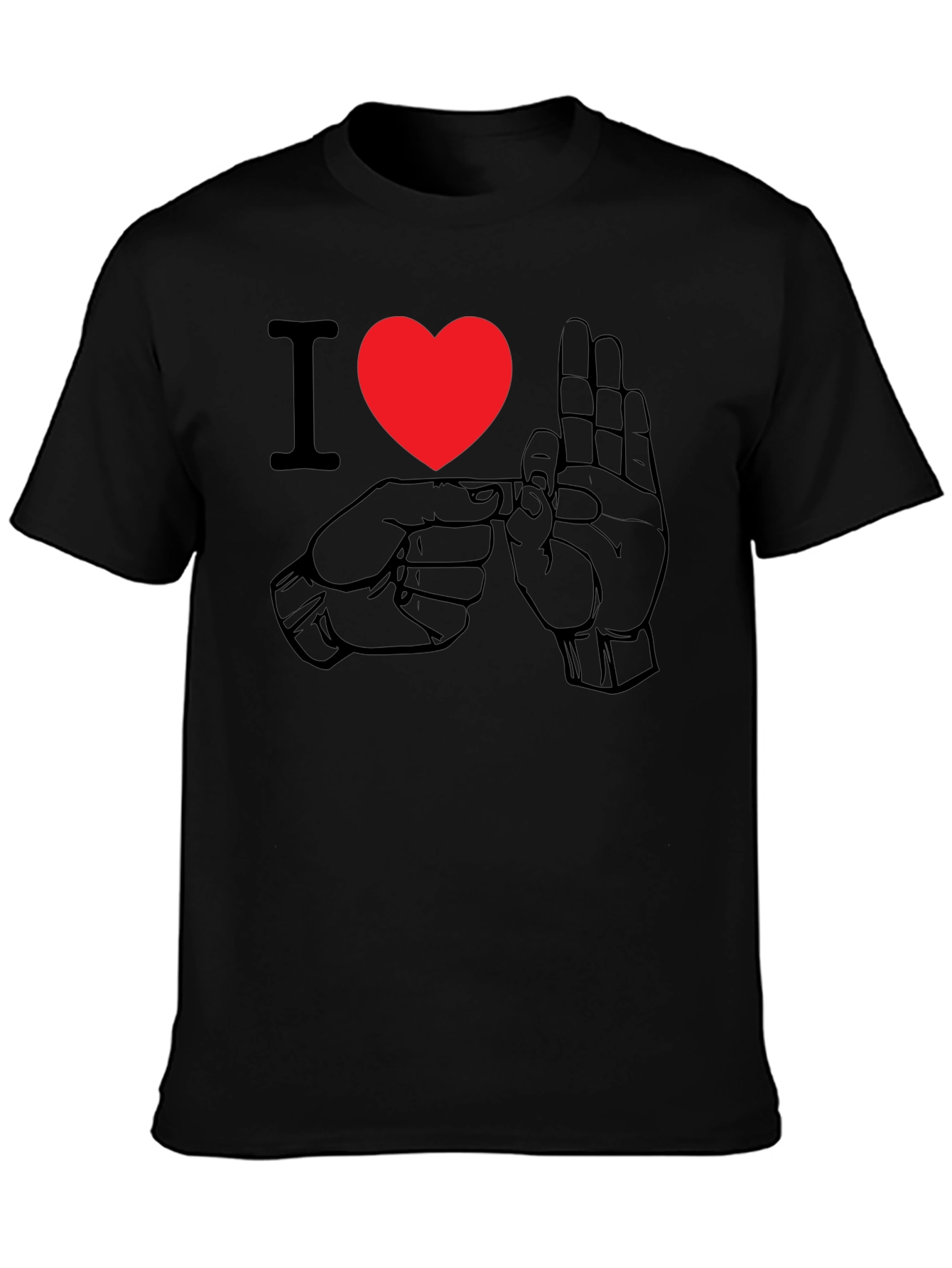 I Love Sign Language Funny T-Shirt