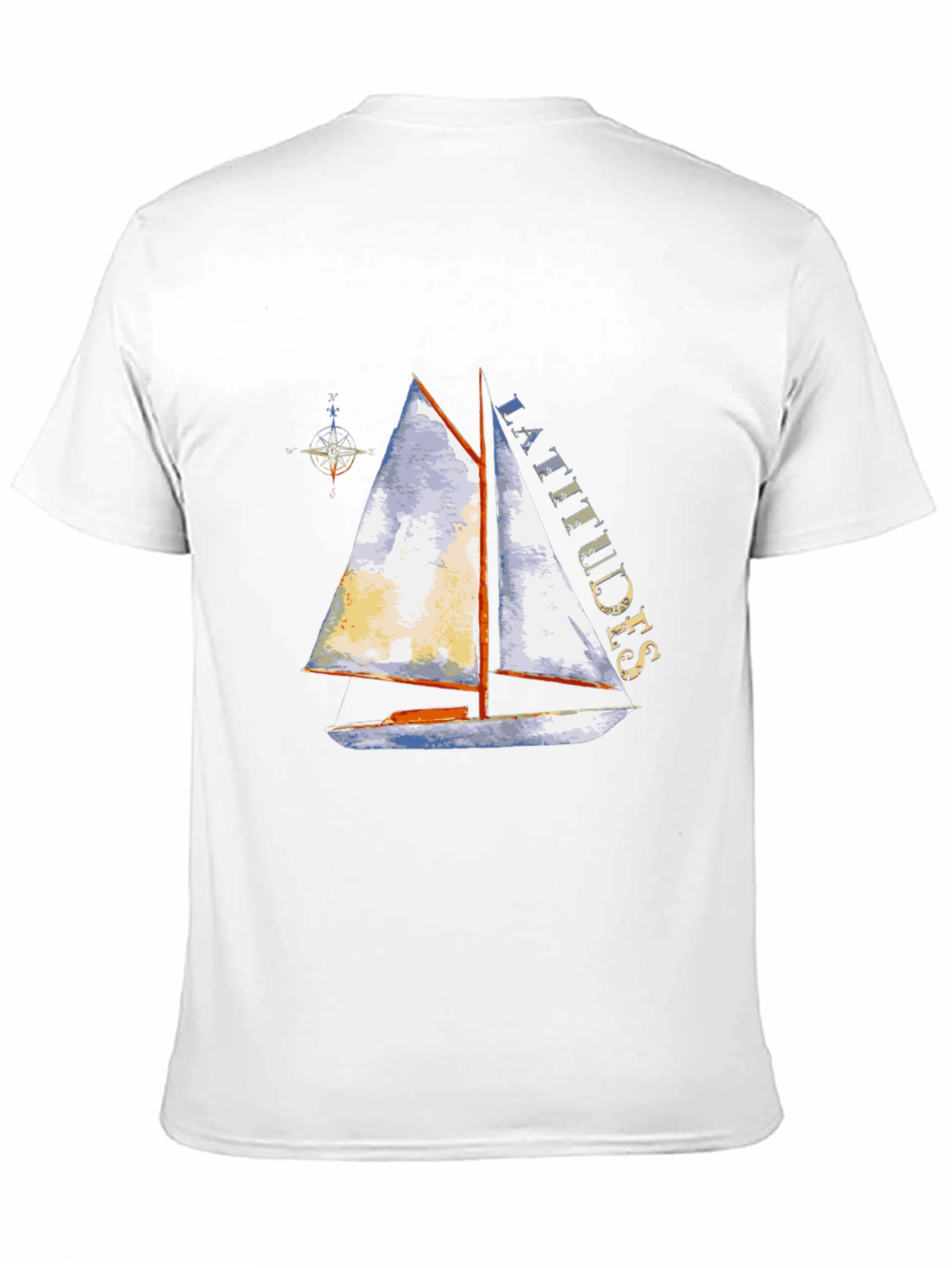 Nautical Sailboat T-Shirt - Latitudes Graphic Tee