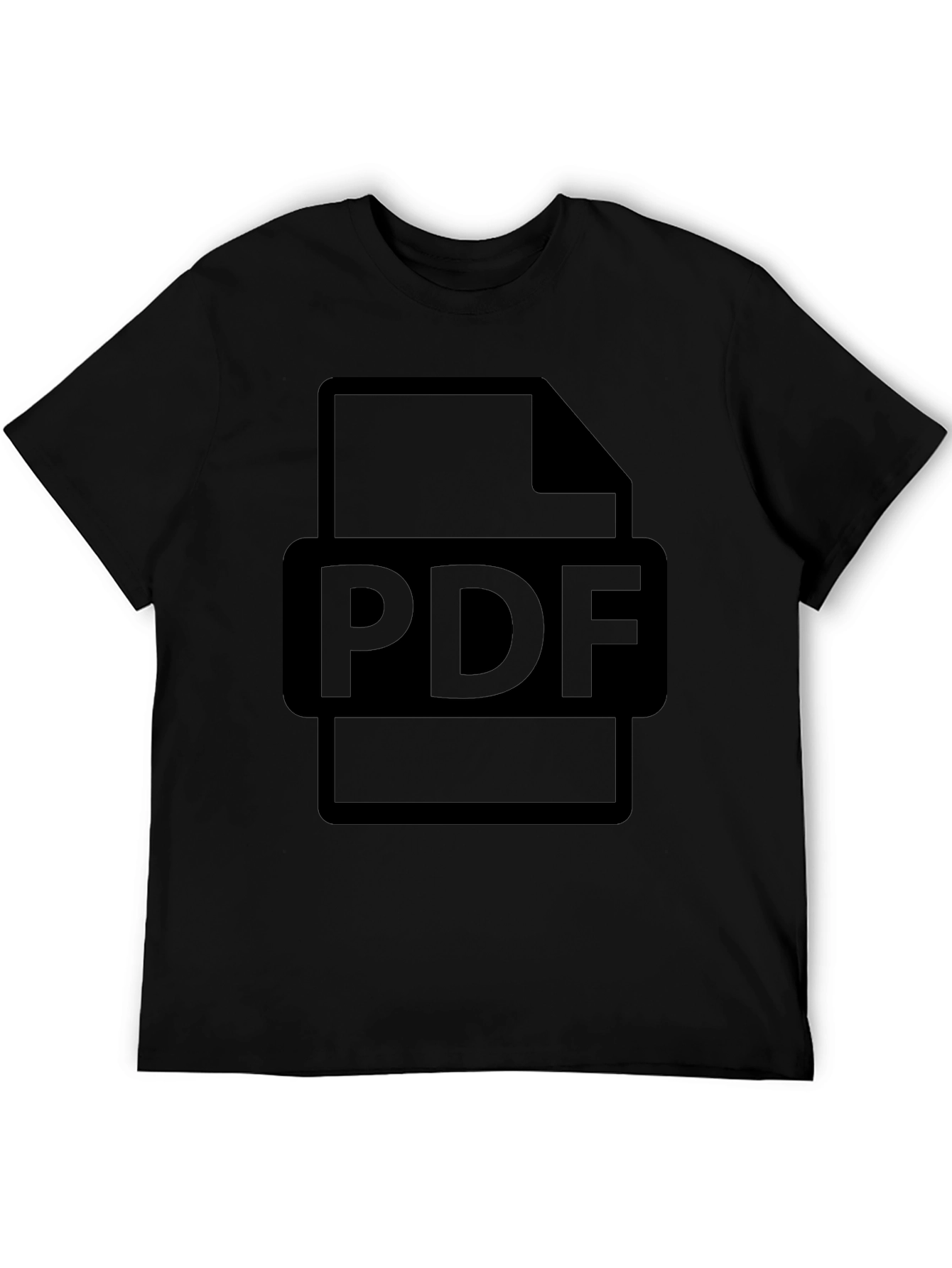 PDF File Graphic T-Shirt - Document Design Tee