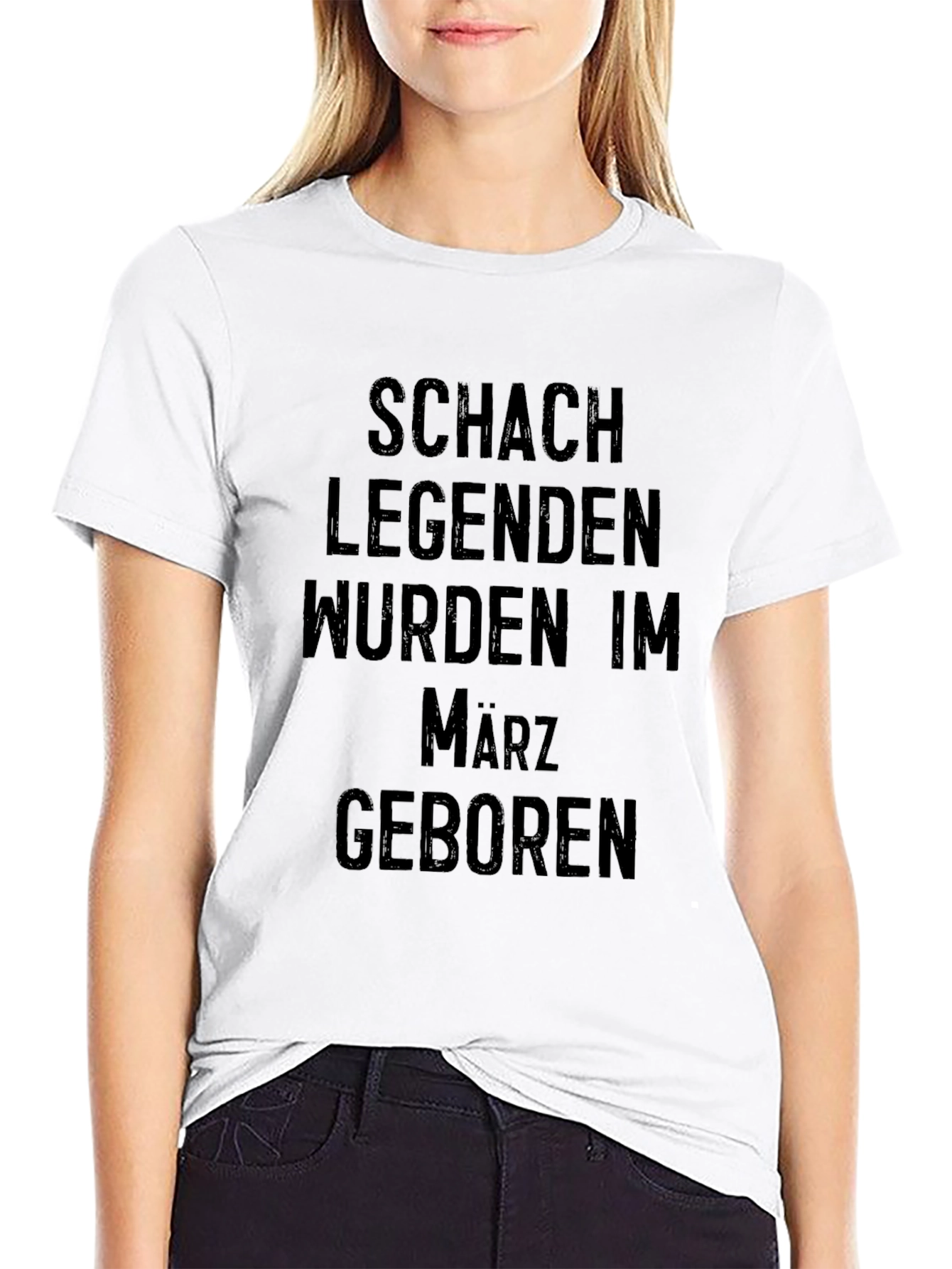 Chess Legends Born in March Black T-Shirt