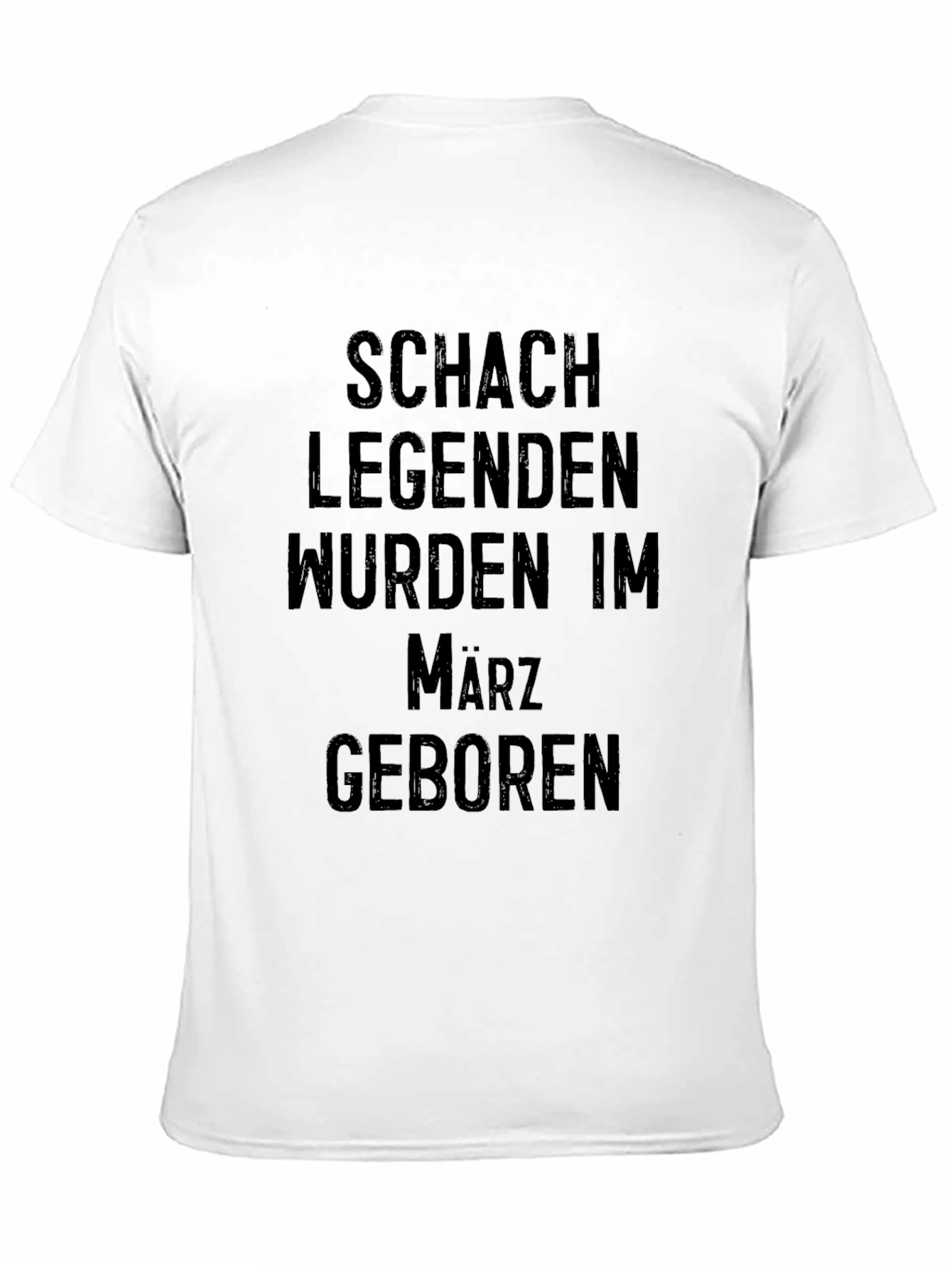 Chess Legends Born in March Black T-Shirt