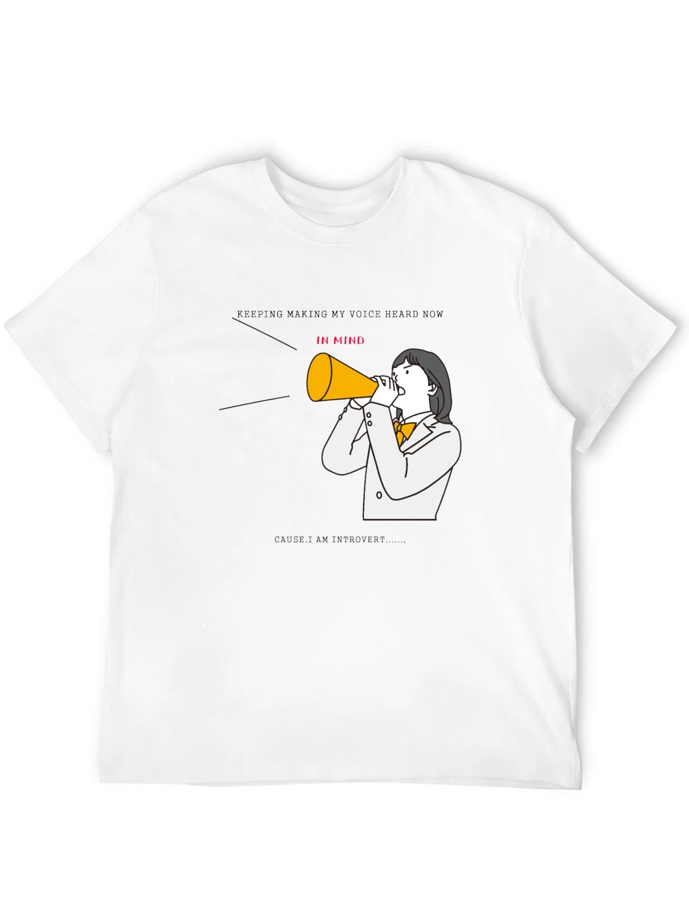 Introvert Voice T-Shirt - Hear My Mind
