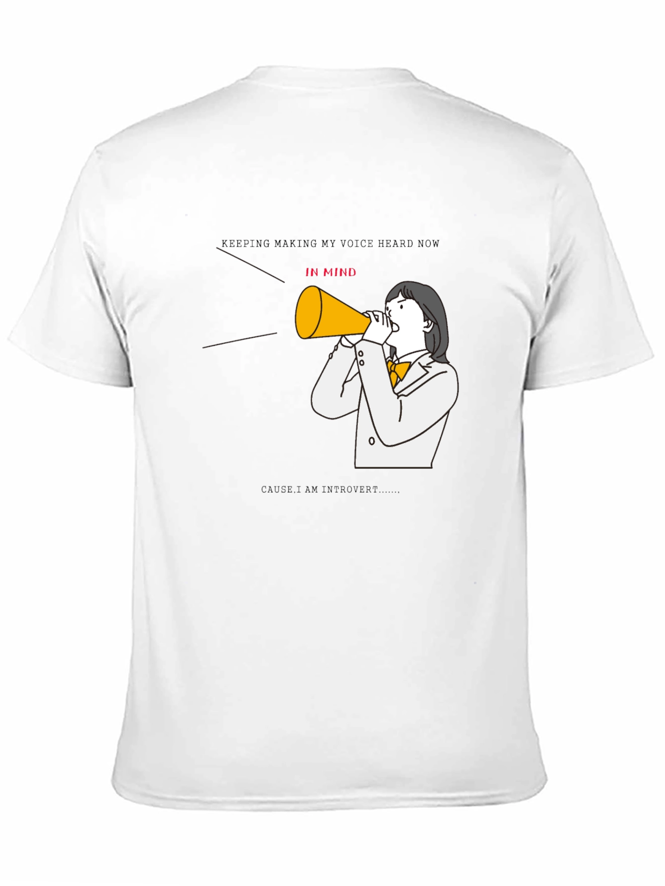 Introvert Voice T-Shirt - Hear My Mind