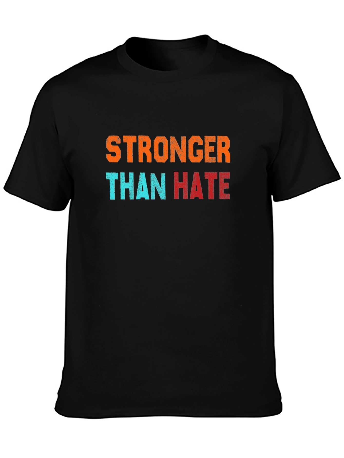Stronger Than Hate Graphic Tee - Black