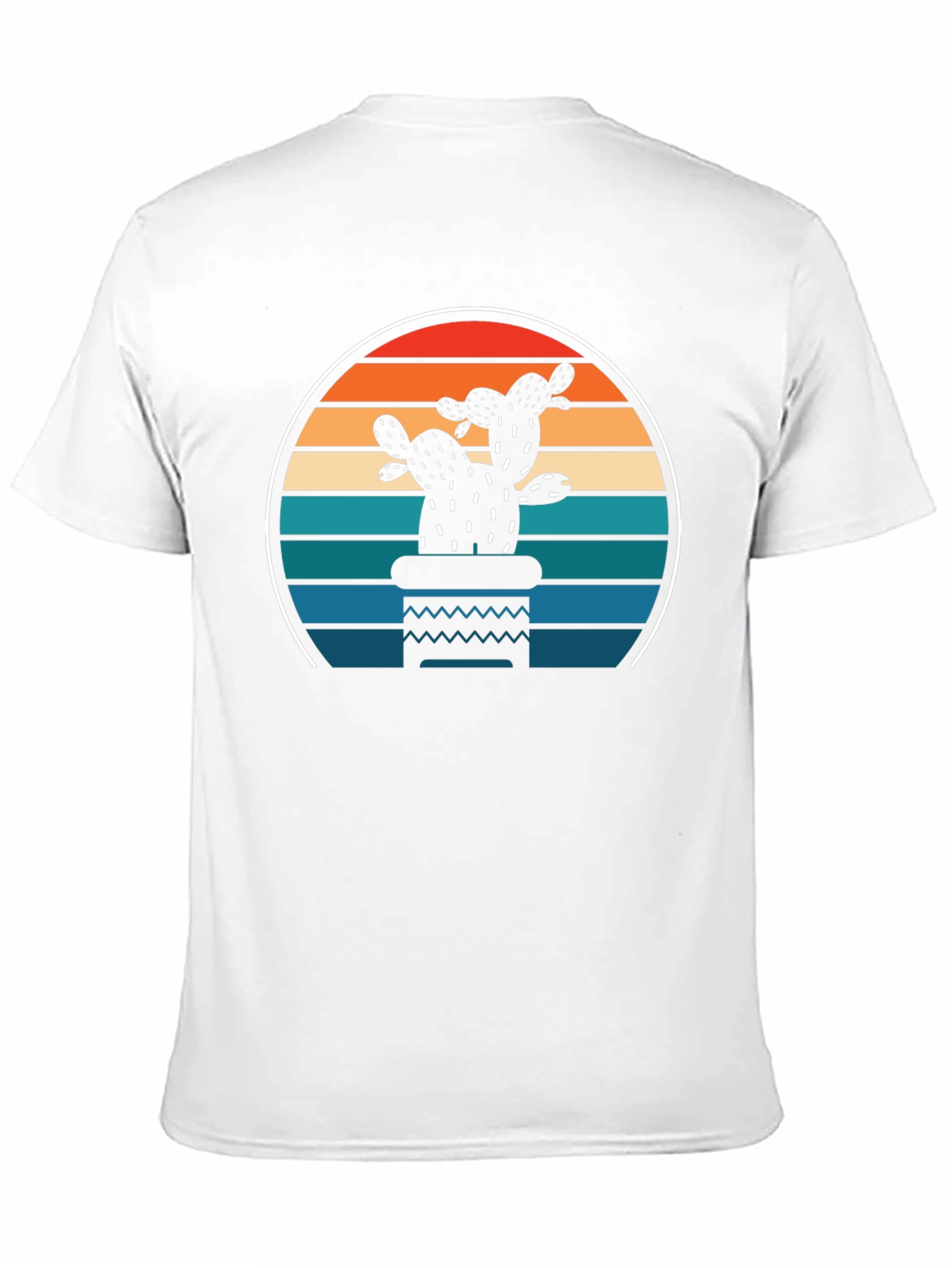 Retro Cactus Sunset T-Shirt