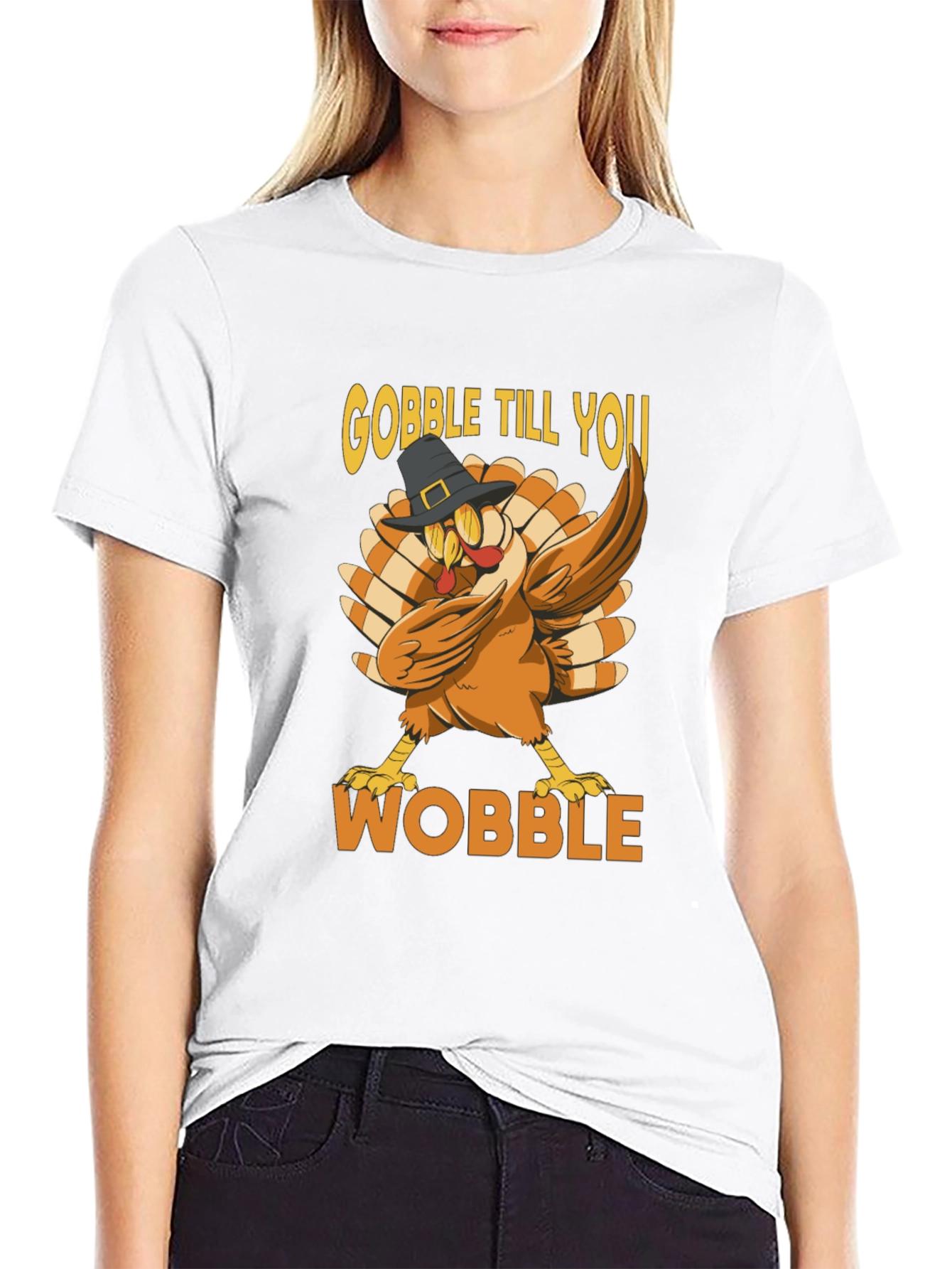 Gobble Till You Wobble Thanksgiving T-Shirt