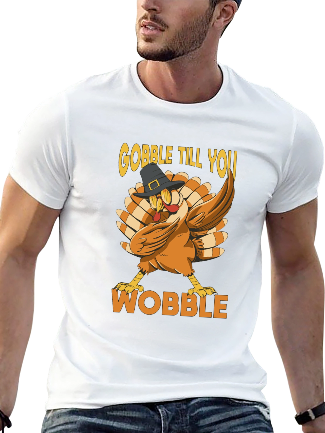 Gobble Till You Wobble Thanksgiving T-Shirt