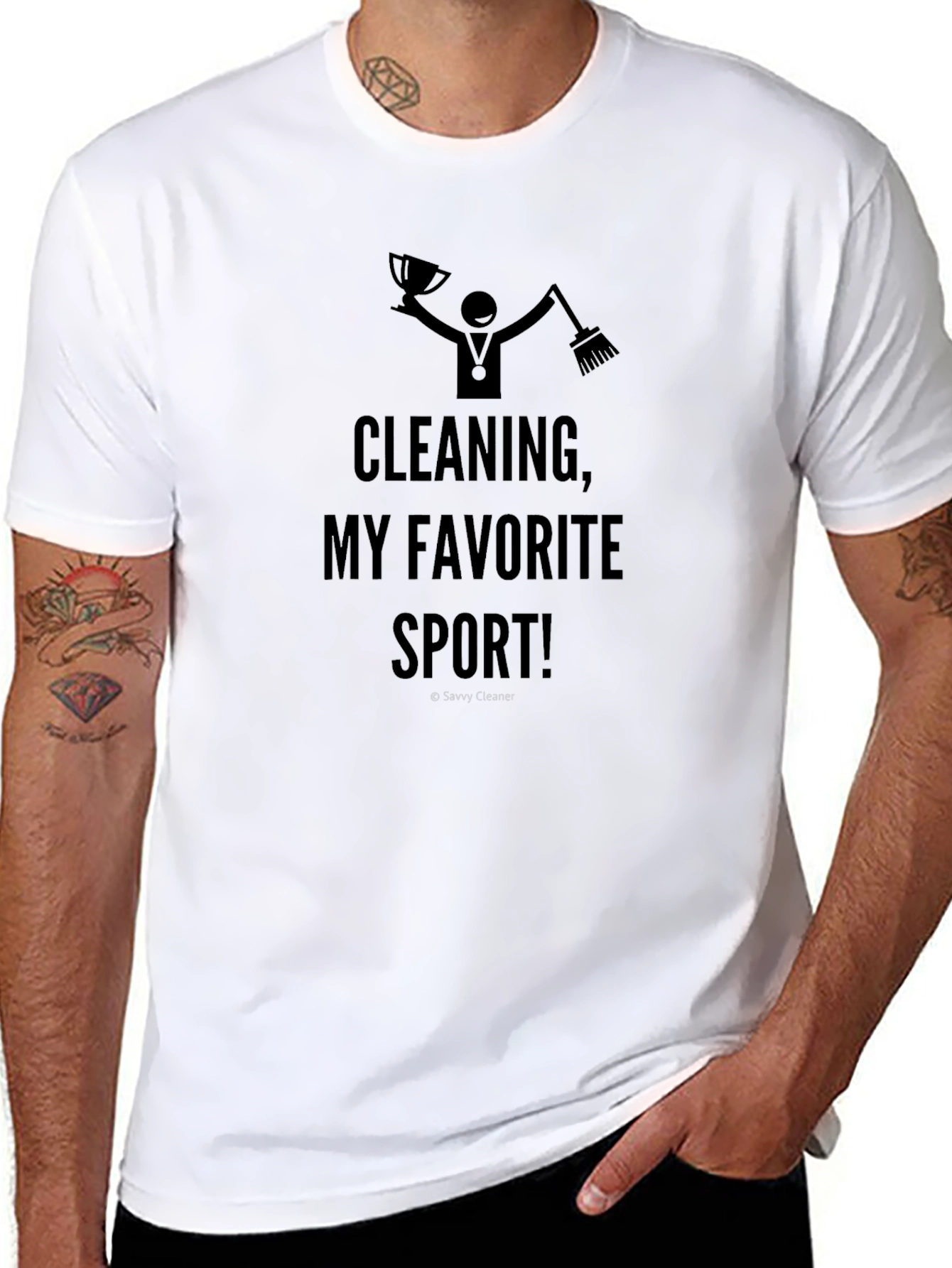 Cleaning is My Favorite Sport T-Shirt
