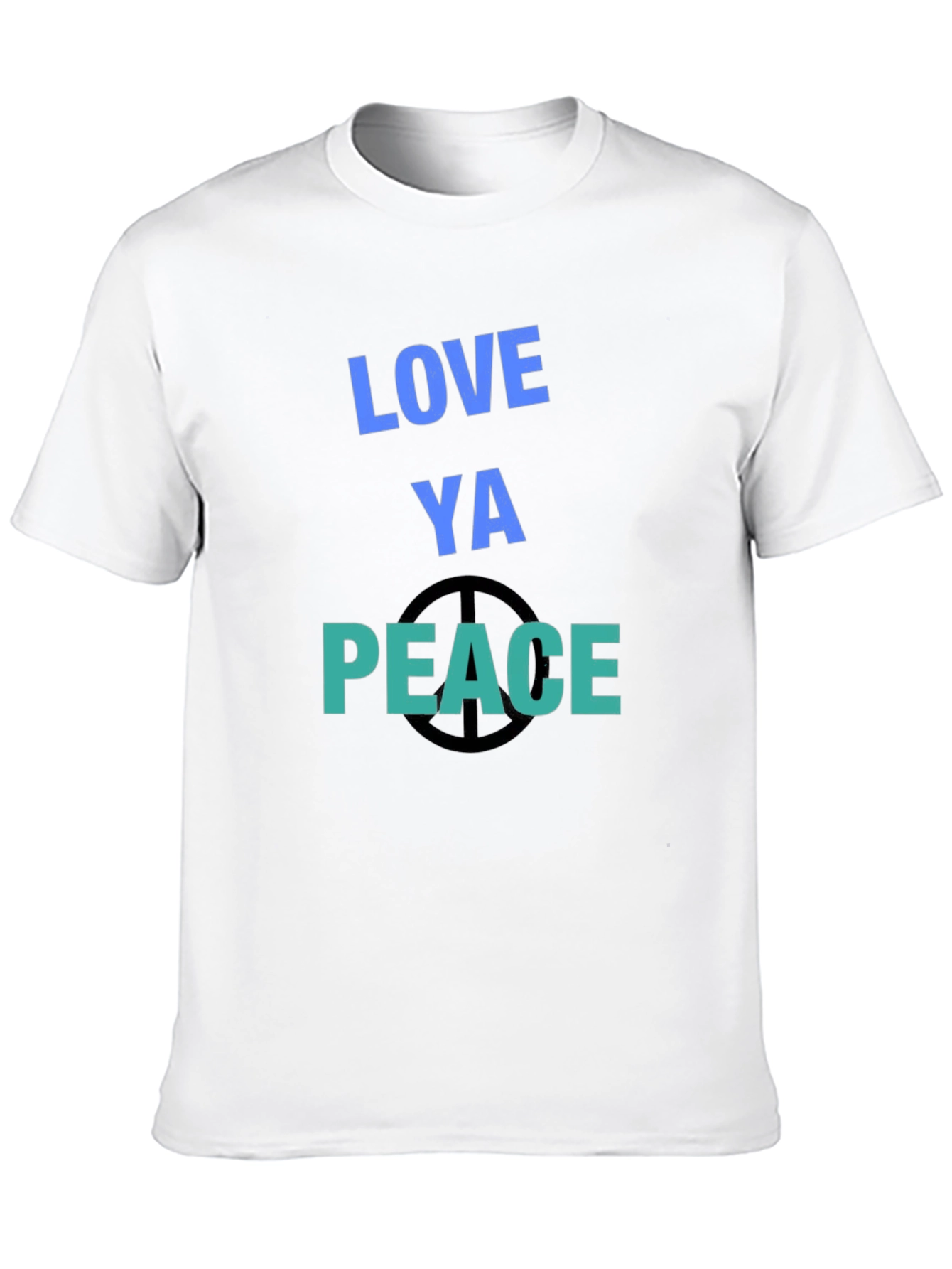 Love Ya Peace T-Shirt - Casual Graphic Tee