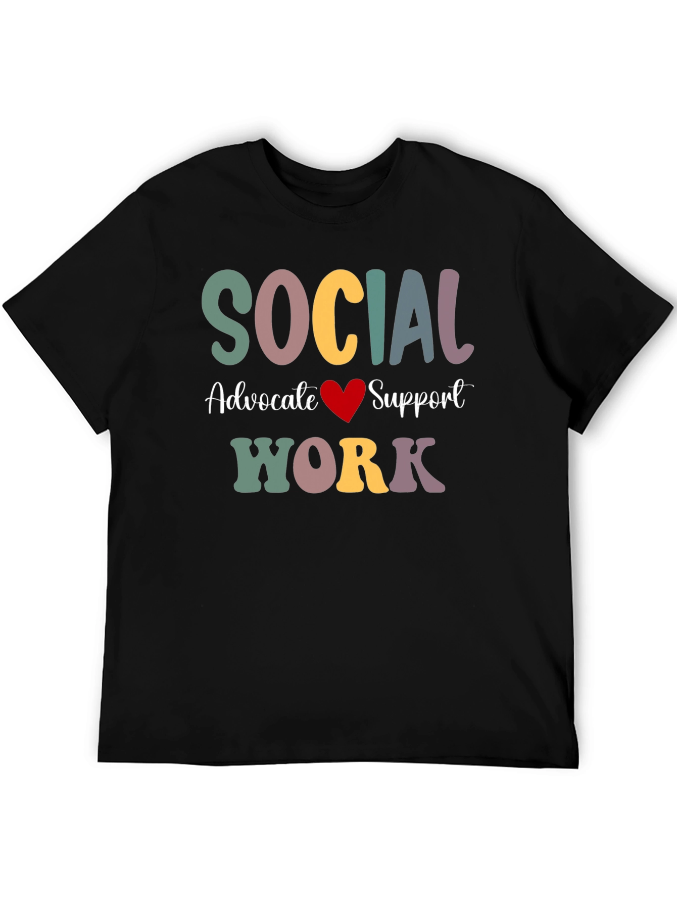 Social Work Advocate Support T-Shirt