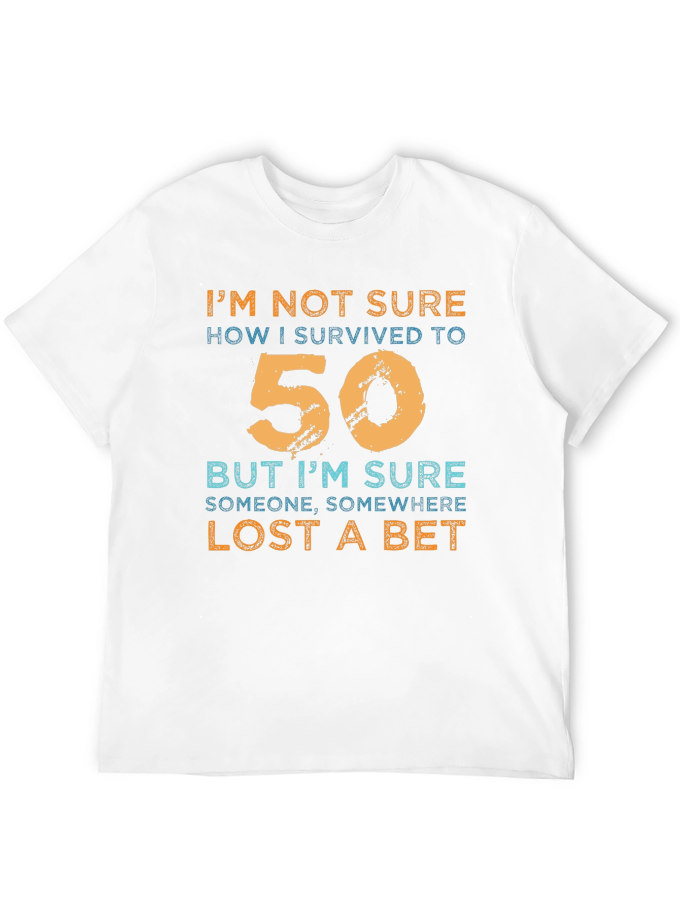 Funny 50th Birthday T-Shirt - Lost a Bet