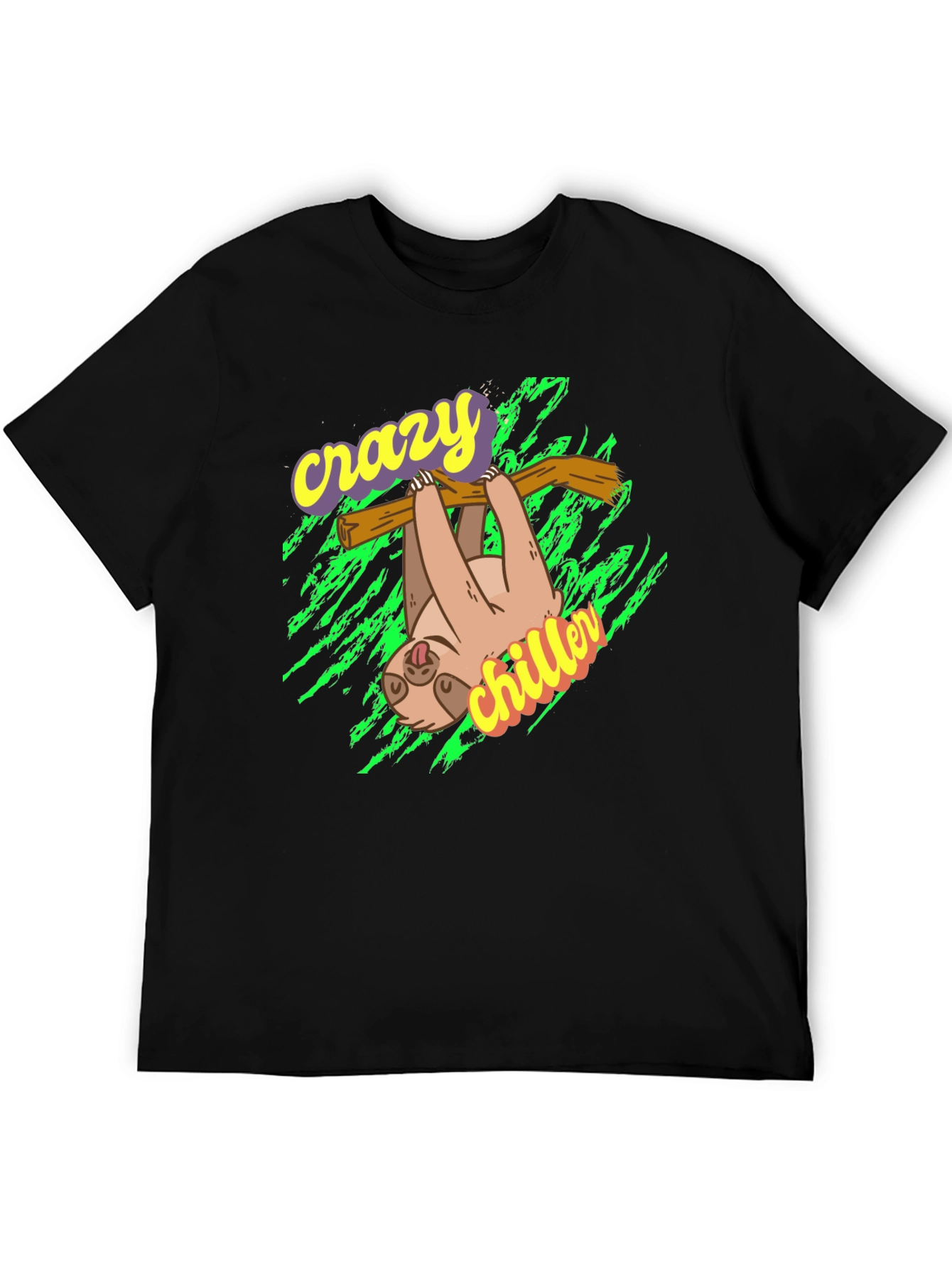 Crazy Chiller Sloth Graphic Tee