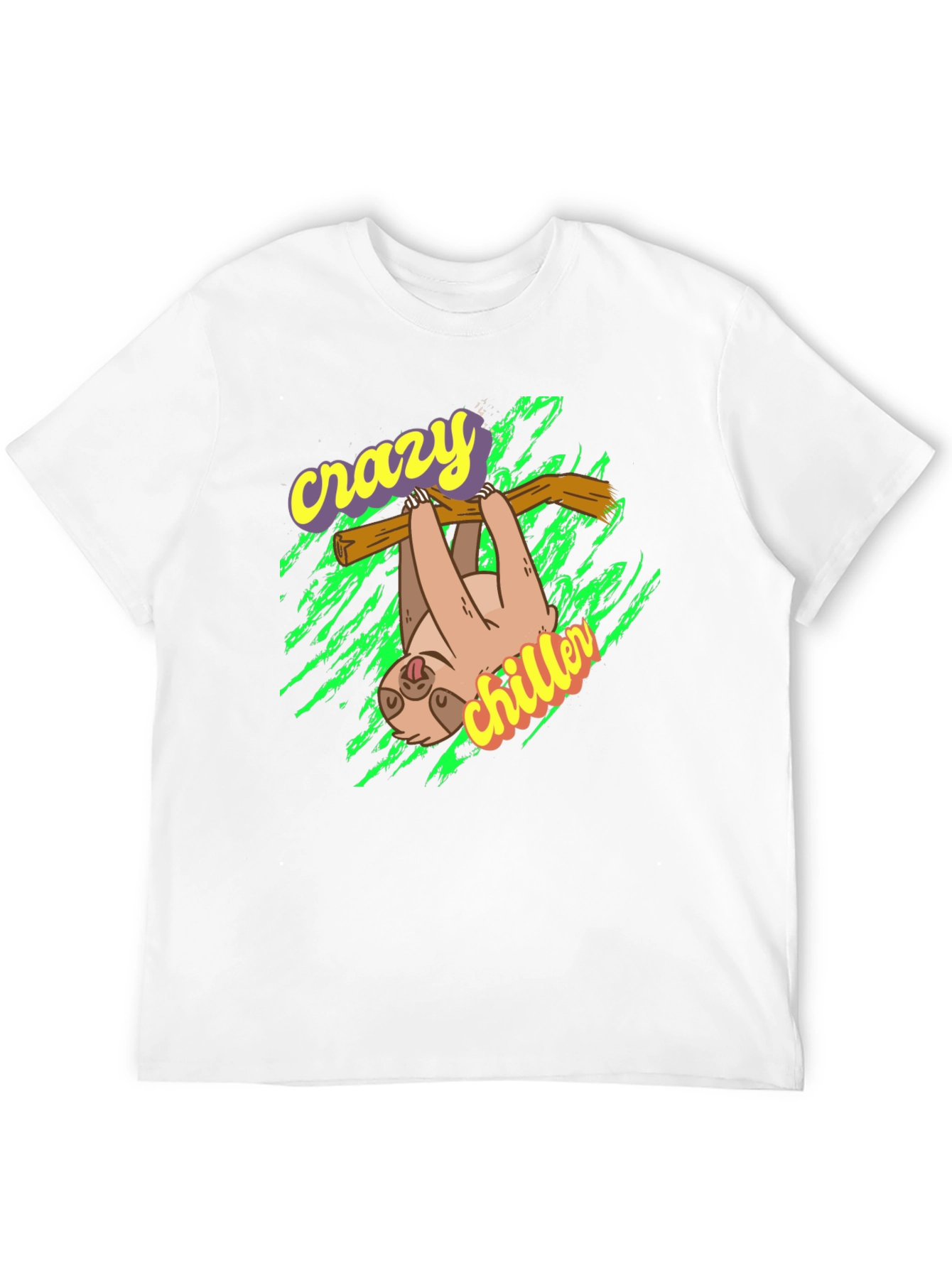 Crazy Chiller Sloth Graphic Tee