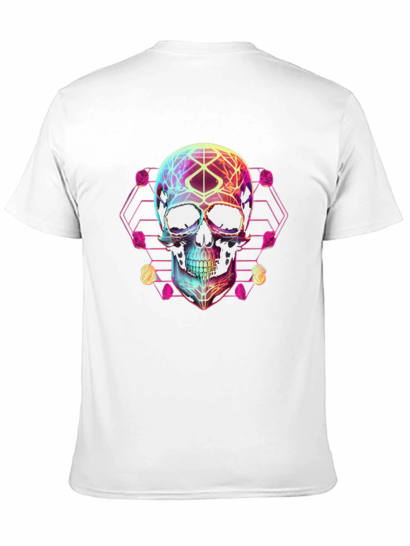 Geometric Skull Graphic T-Shirt