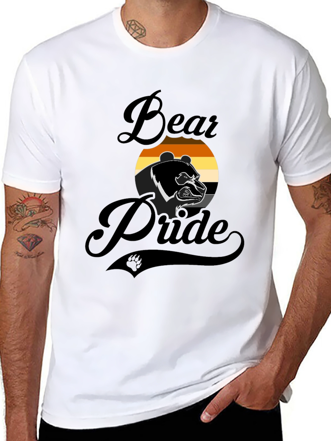 Bear Pride T-Shirt - Black
