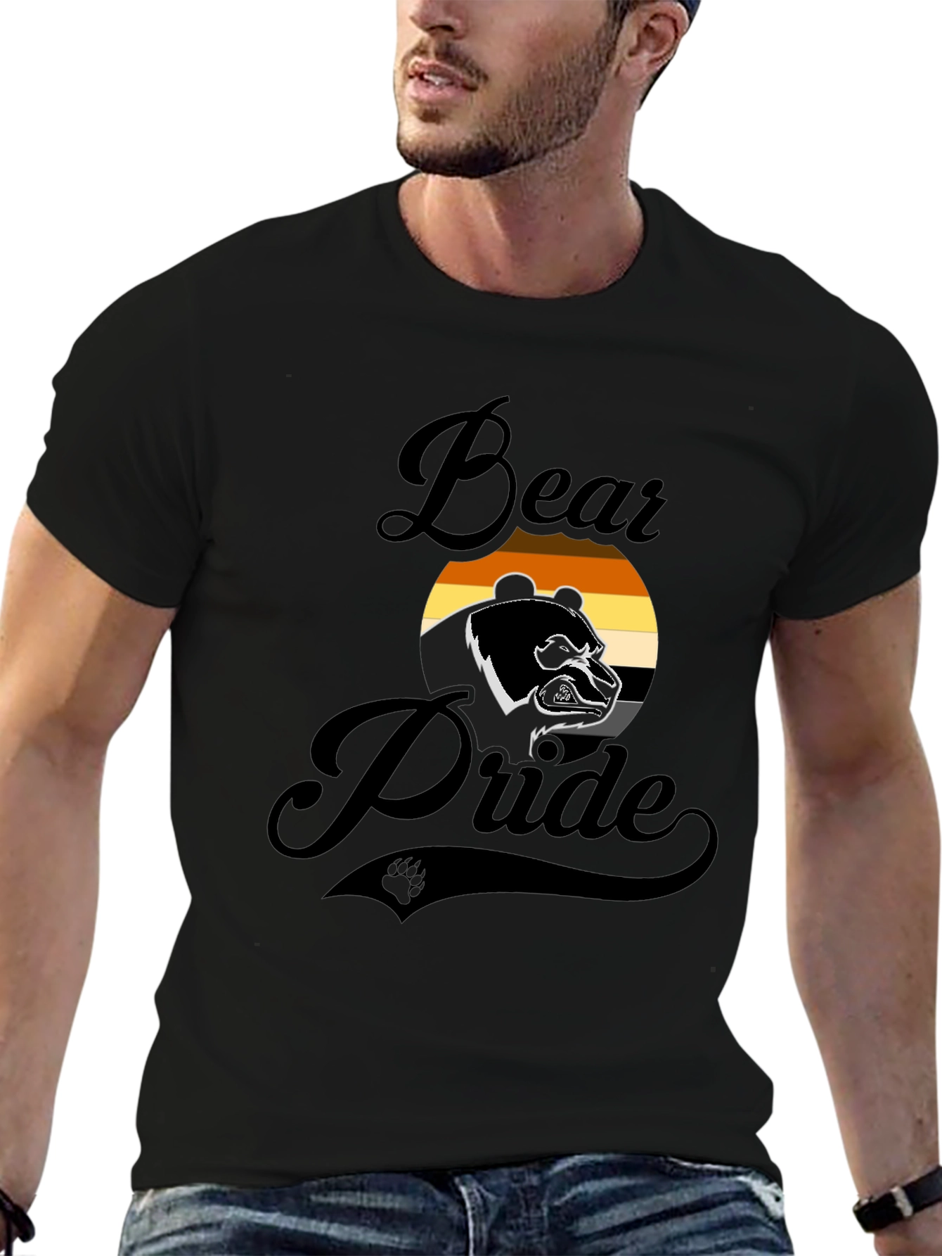 Bear Pride T-Shirt - Black