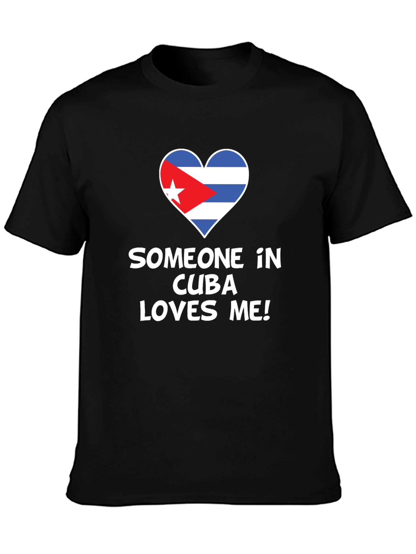 Cuba Loves Me Black T-Shirt