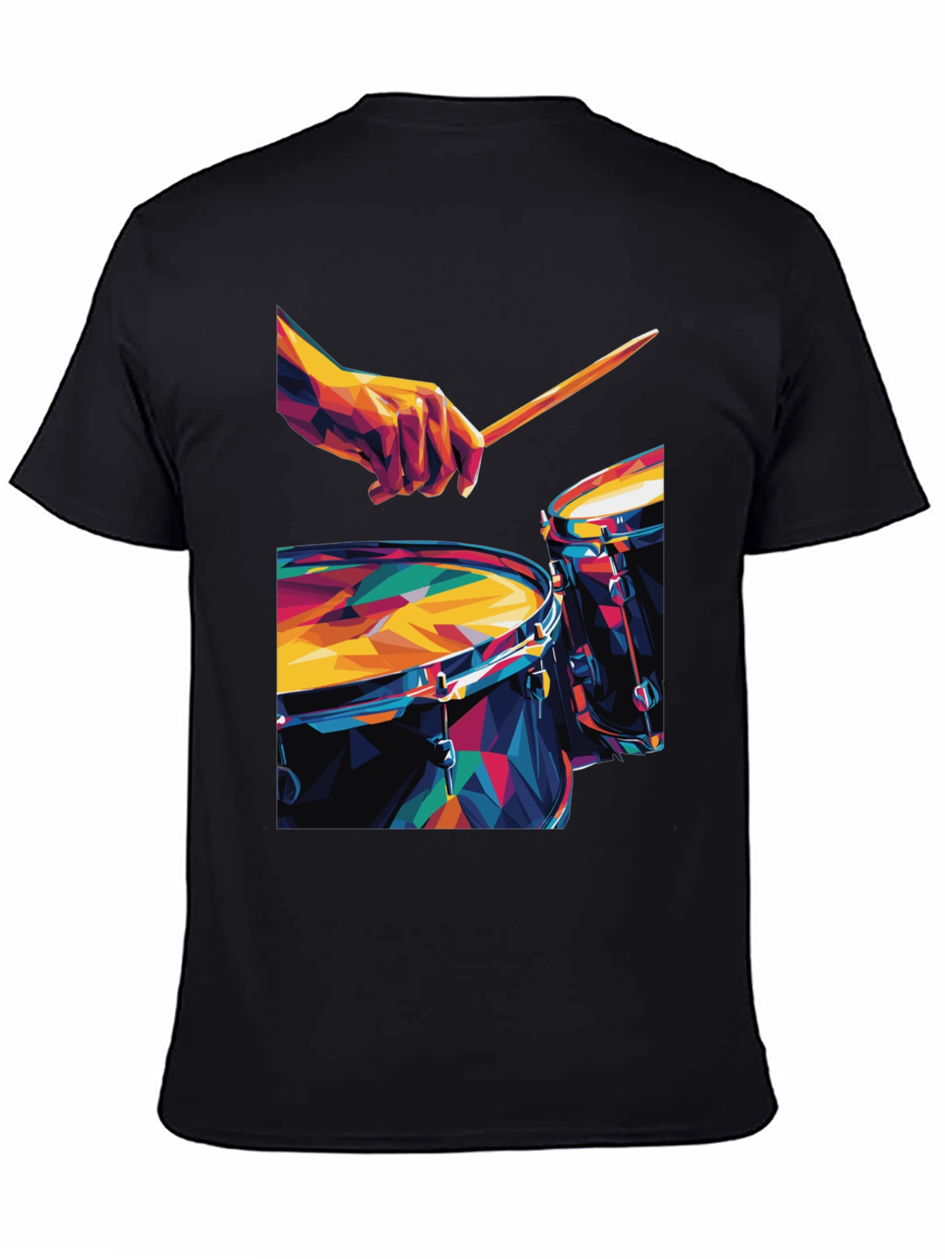 Geometric Drum Set Graphic Tee