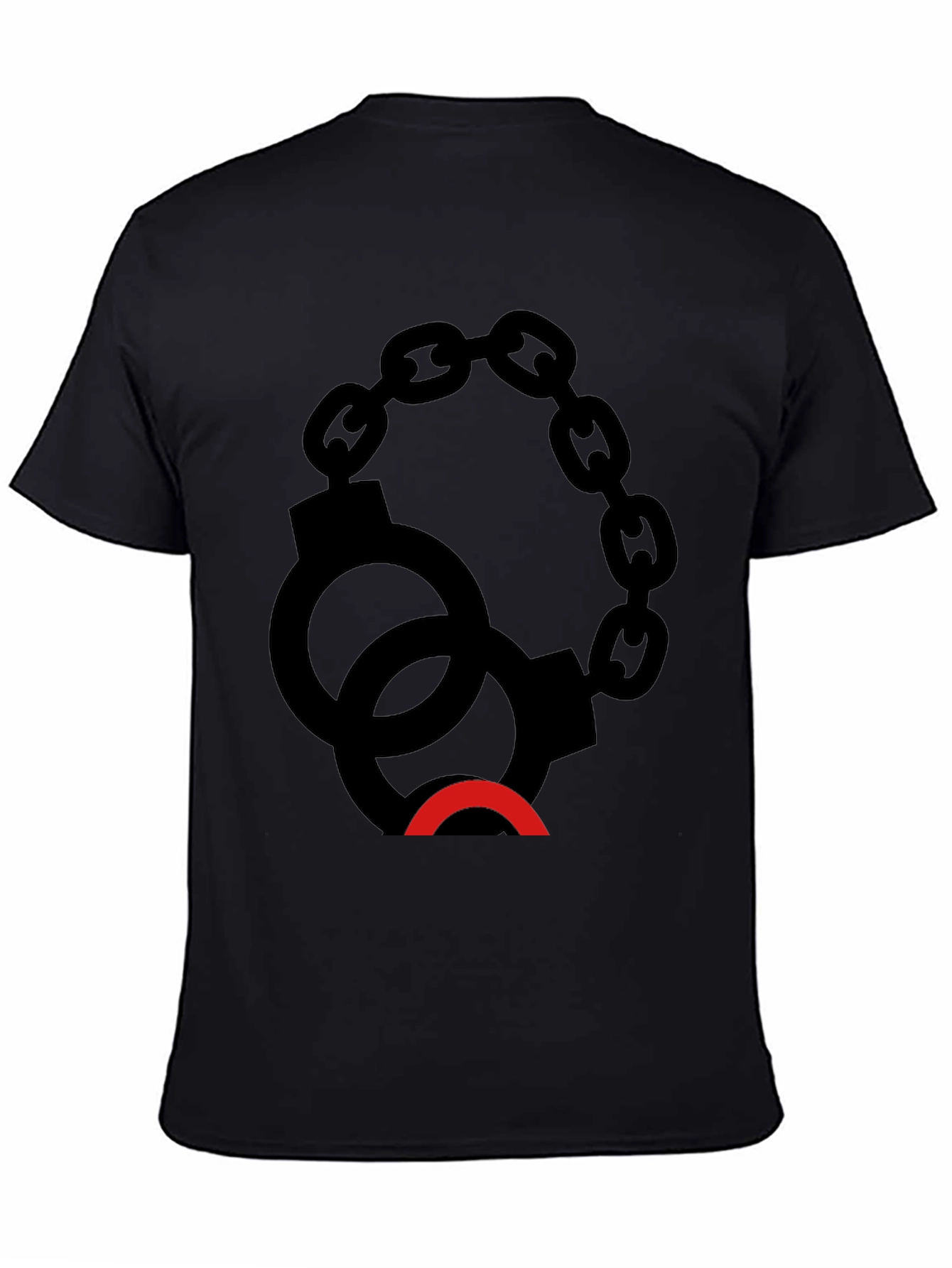 Handcuff Graphic Tee - Edgy Style