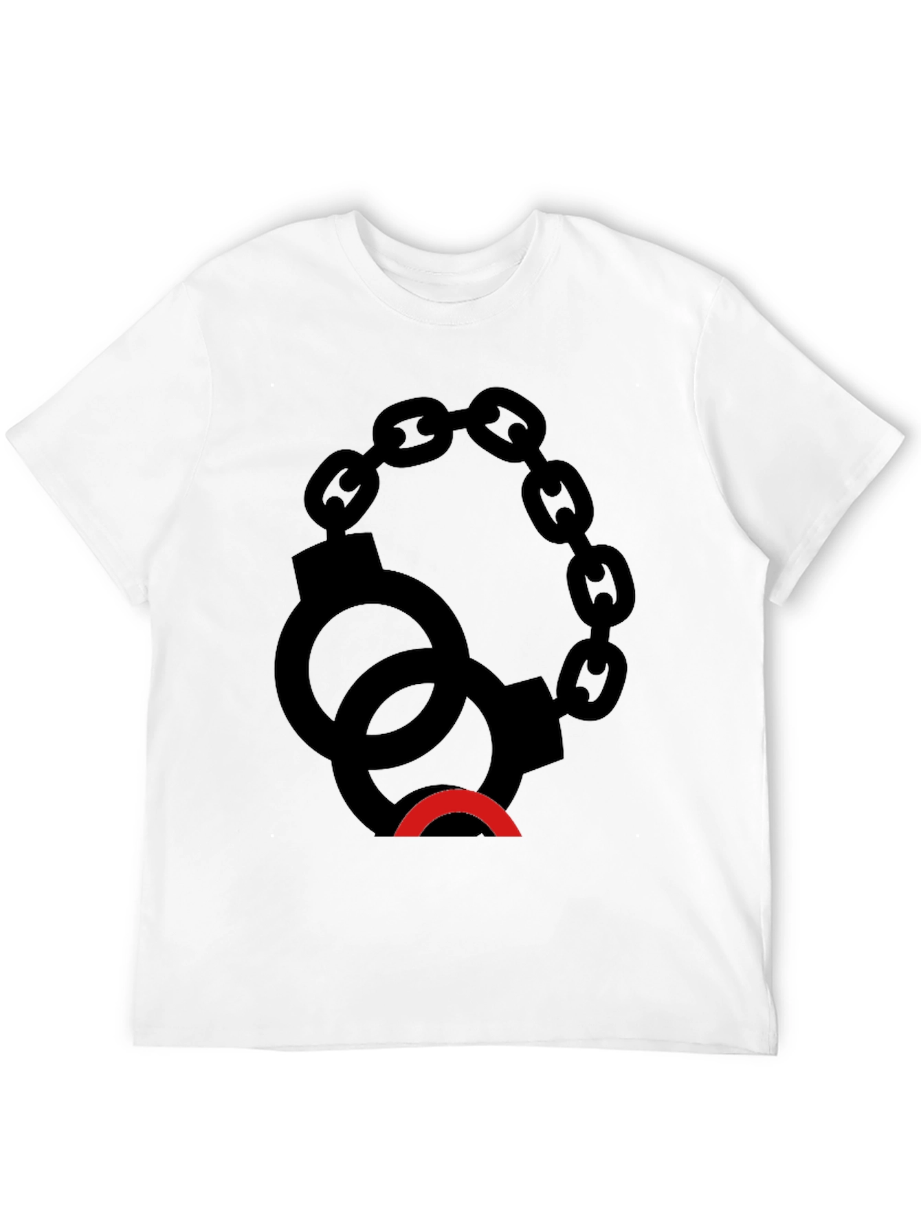 Handcuff Graphic Tee - Edgy Style