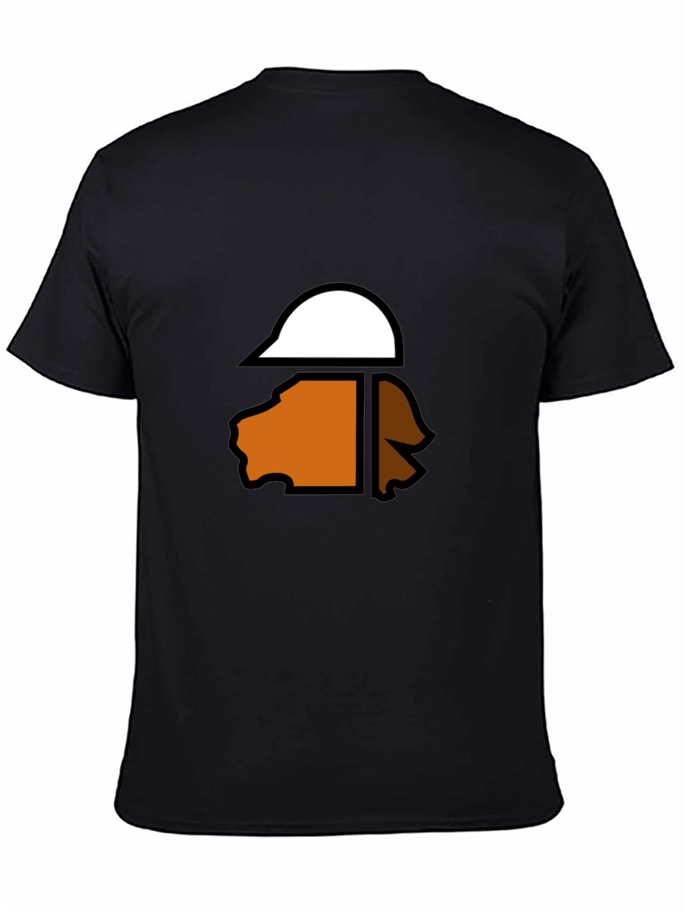 Abstract Graphic Tee - Black